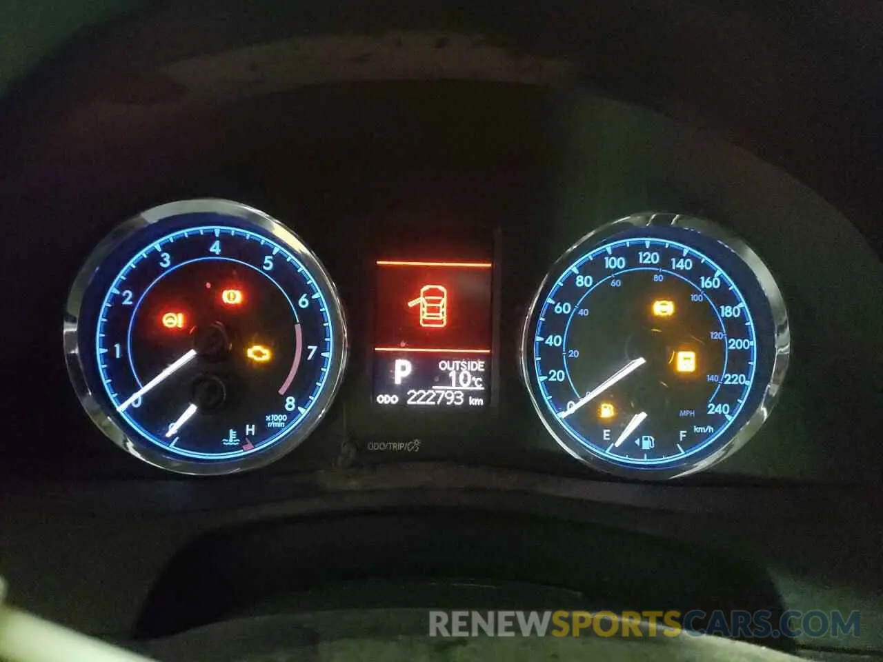 9 fotografías del automóvil dañado 2T1BURHE0KC205053 TOYOTA COROLLA 2019