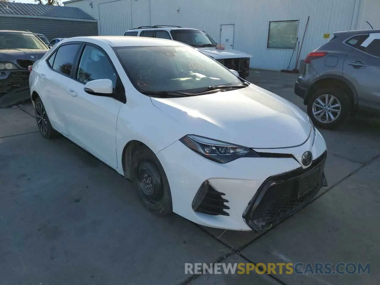 1 fotografías del automóvil dañado 2T1BURHE0KC206462 TOYOTA COROLLA 2019
