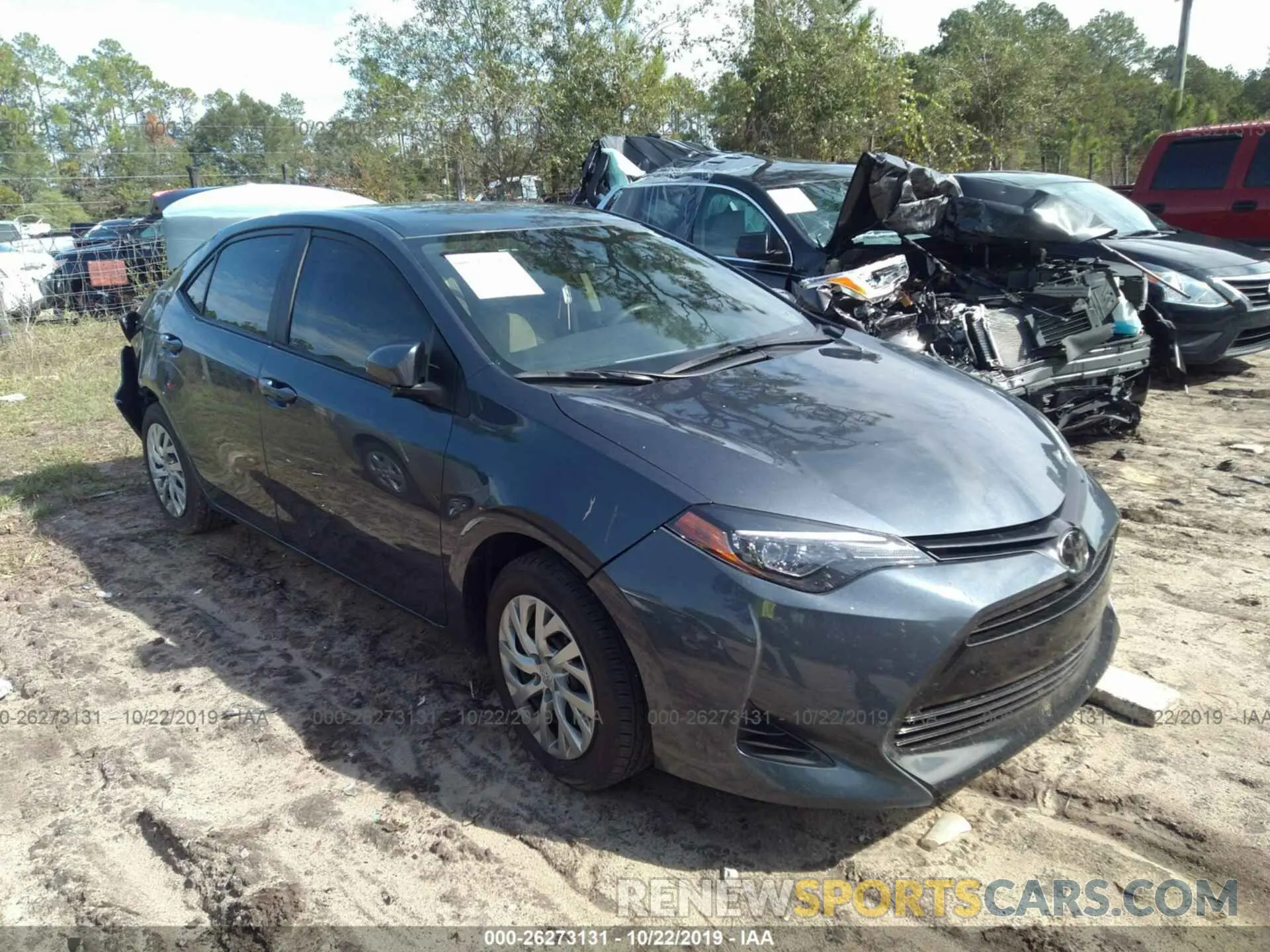1 fotografías del automóvil dañado 2T1BURHE0KC209121 TOYOTA COROLLA 2019