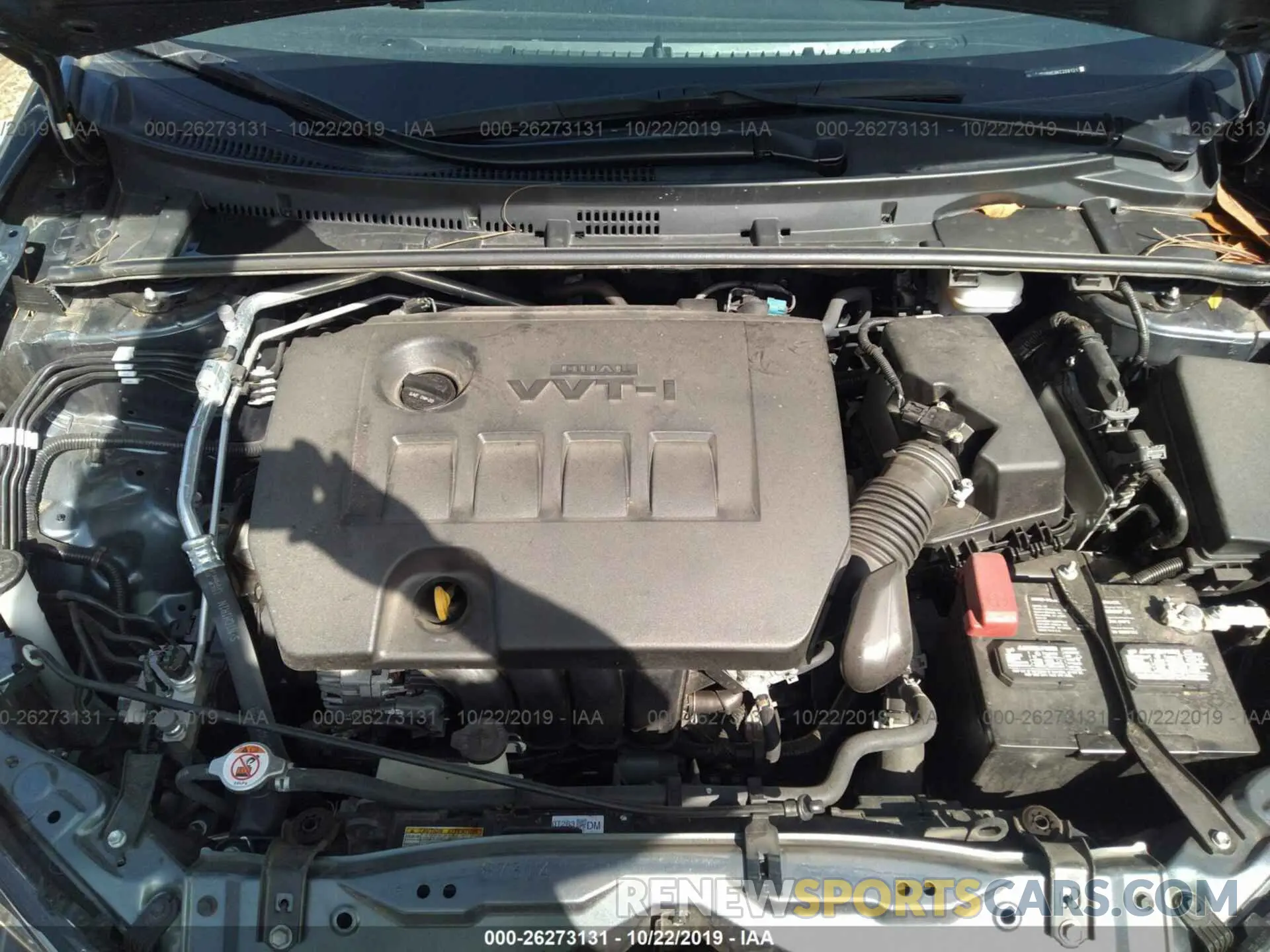 10 fotografías del automóvil dañado 2T1BURHE0KC209121 TOYOTA COROLLA 2019