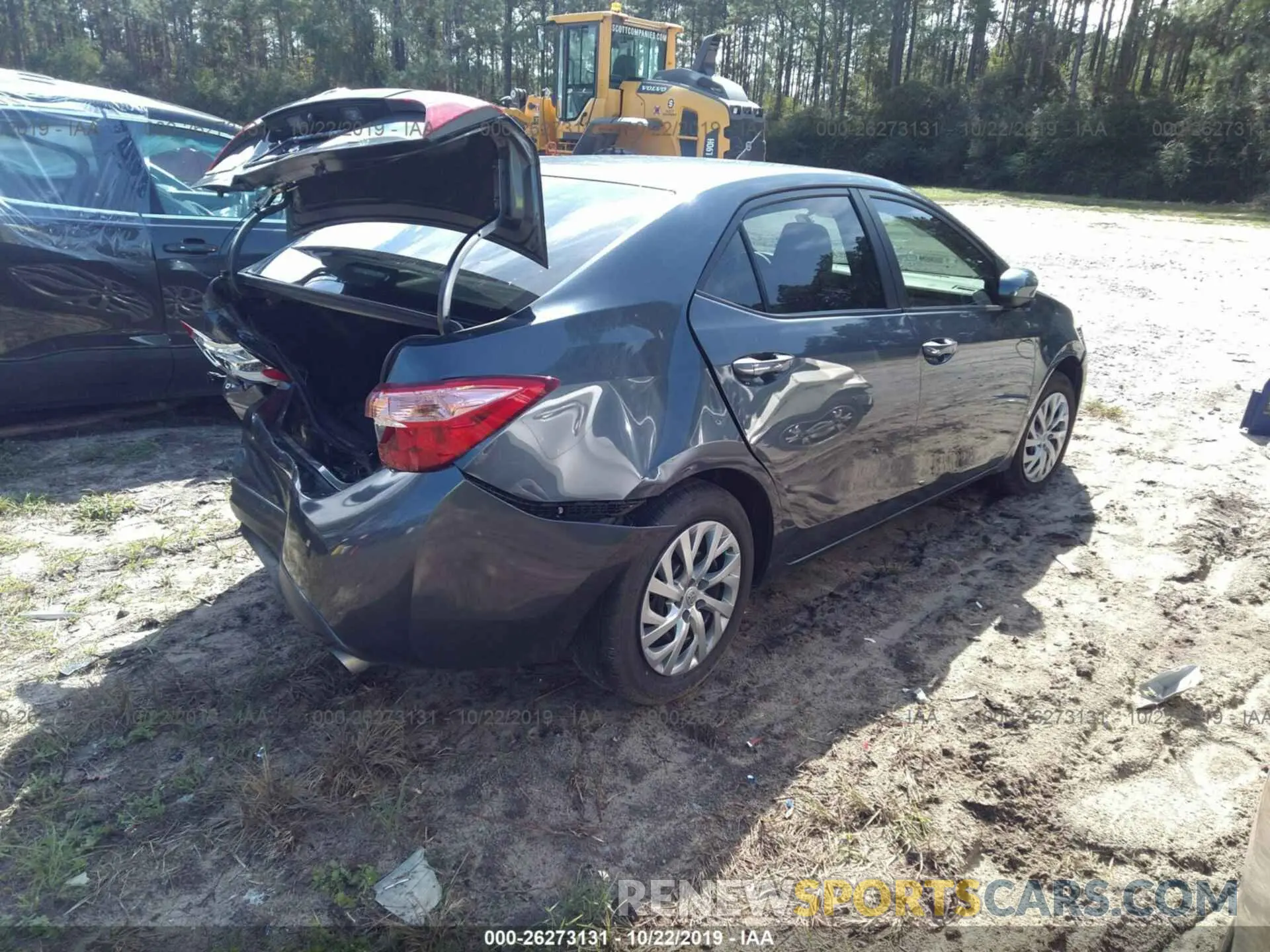 4 fotografías del automóvil dañado 2T1BURHE0KC209121 TOYOTA COROLLA 2019