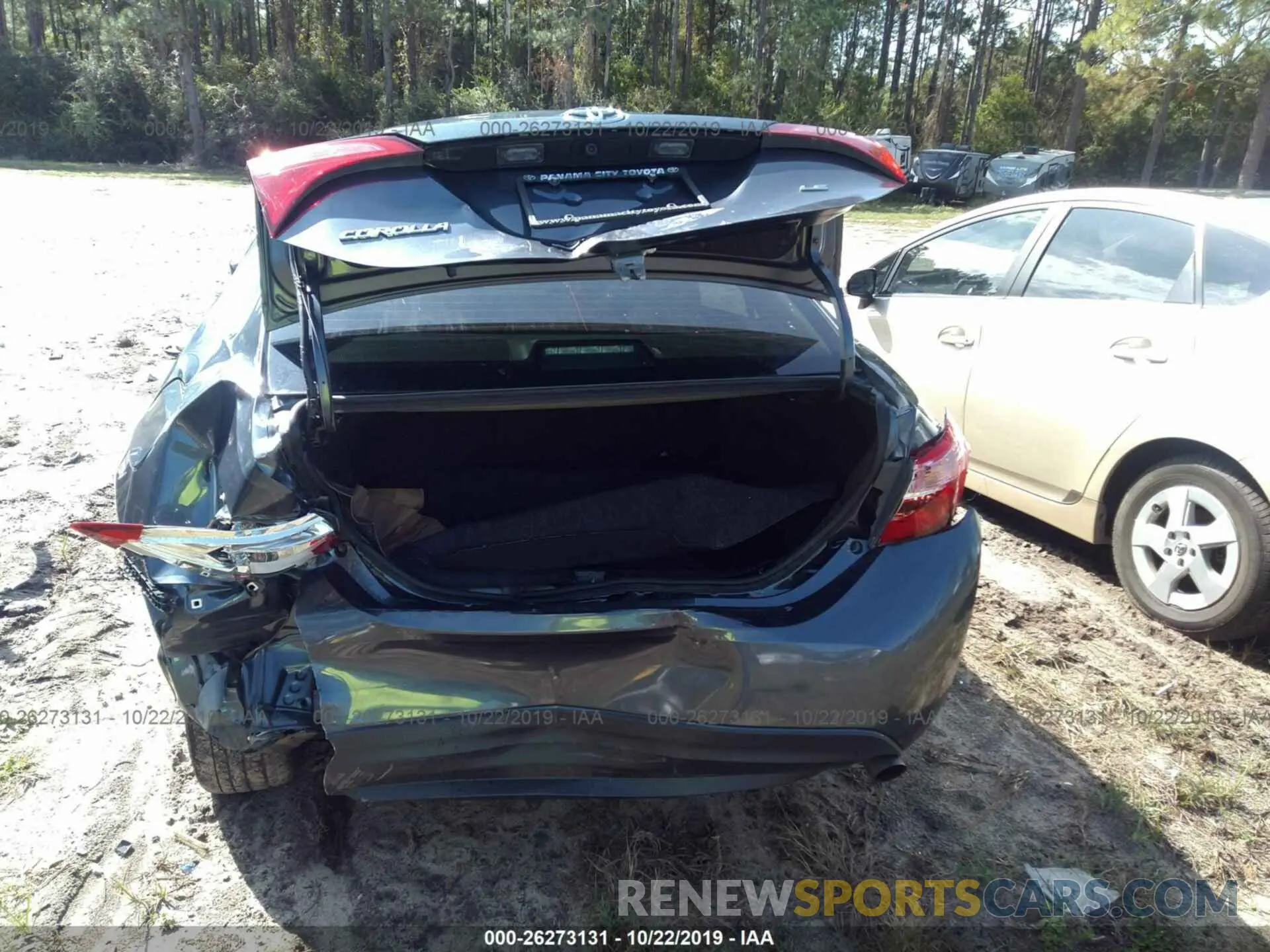 6 fotografías del automóvil dañado 2T1BURHE0KC209121 TOYOTA COROLLA 2019