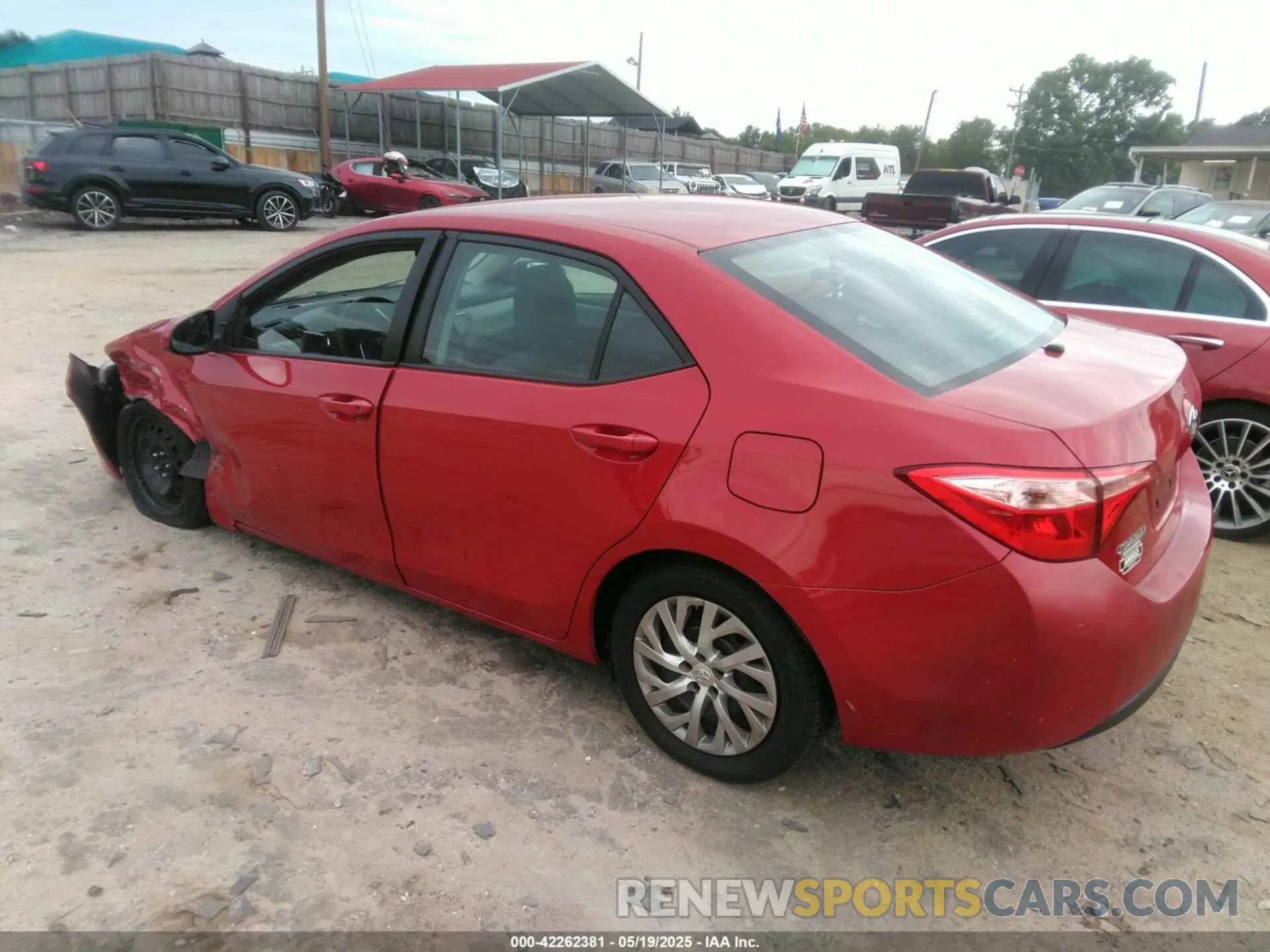 3 fotografías del automóvil dañado 2T1BURHE0KC212830 TOYOTA COROLLA 2019