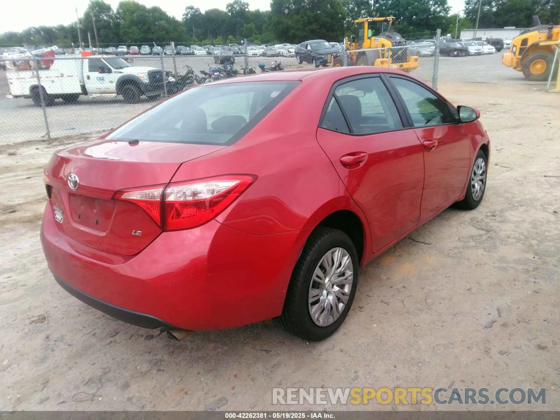 4 fotografías del automóvil dañado 2T1BURHE0KC212830 TOYOTA COROLLA 2019