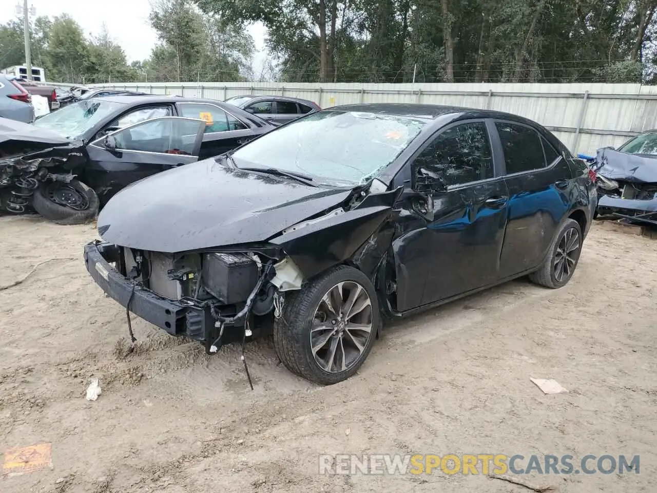 1 fotografías del automóvil dañado 2T1BURHE0KC214609 TOYOTA COROLLA 2019