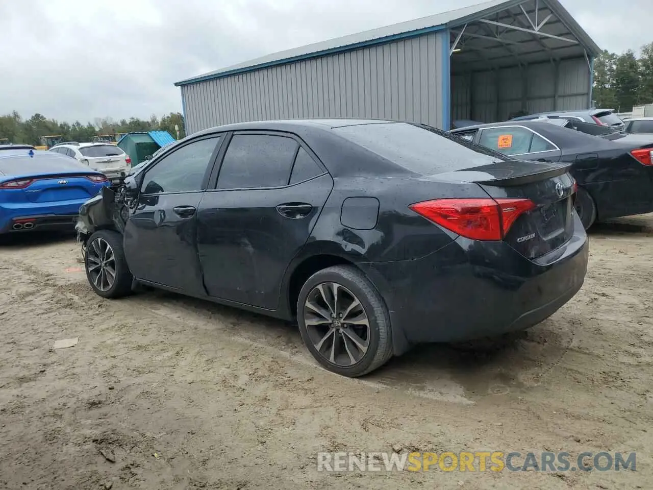 2 fotografías del automóvil dañado 2T1BURHE0KC214609 TOYOTA COROLLA 2019