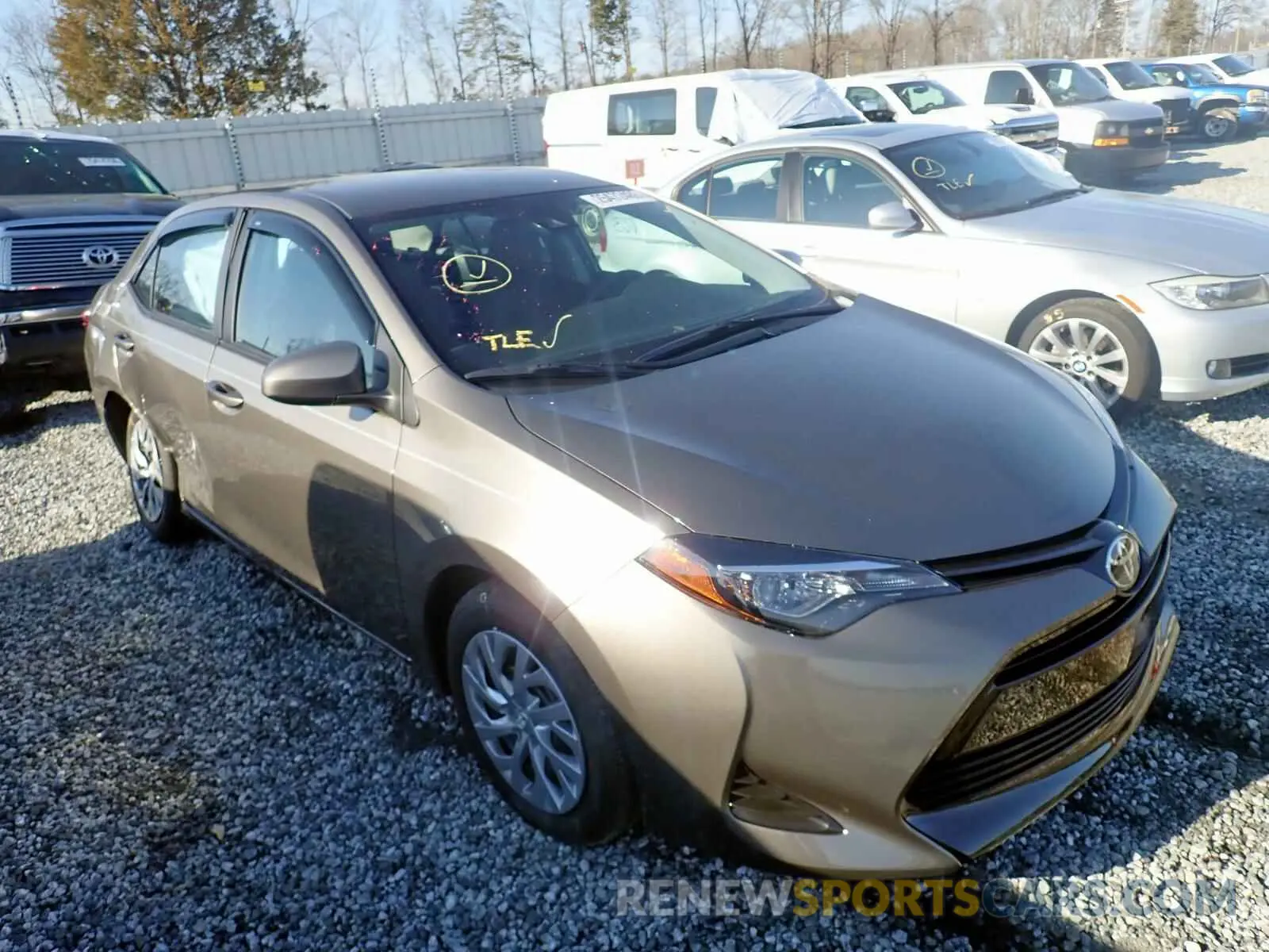 1 fotografías del automóvil dañado 2T1BURHE0KC215954 TOYOTA COROLLA 2019