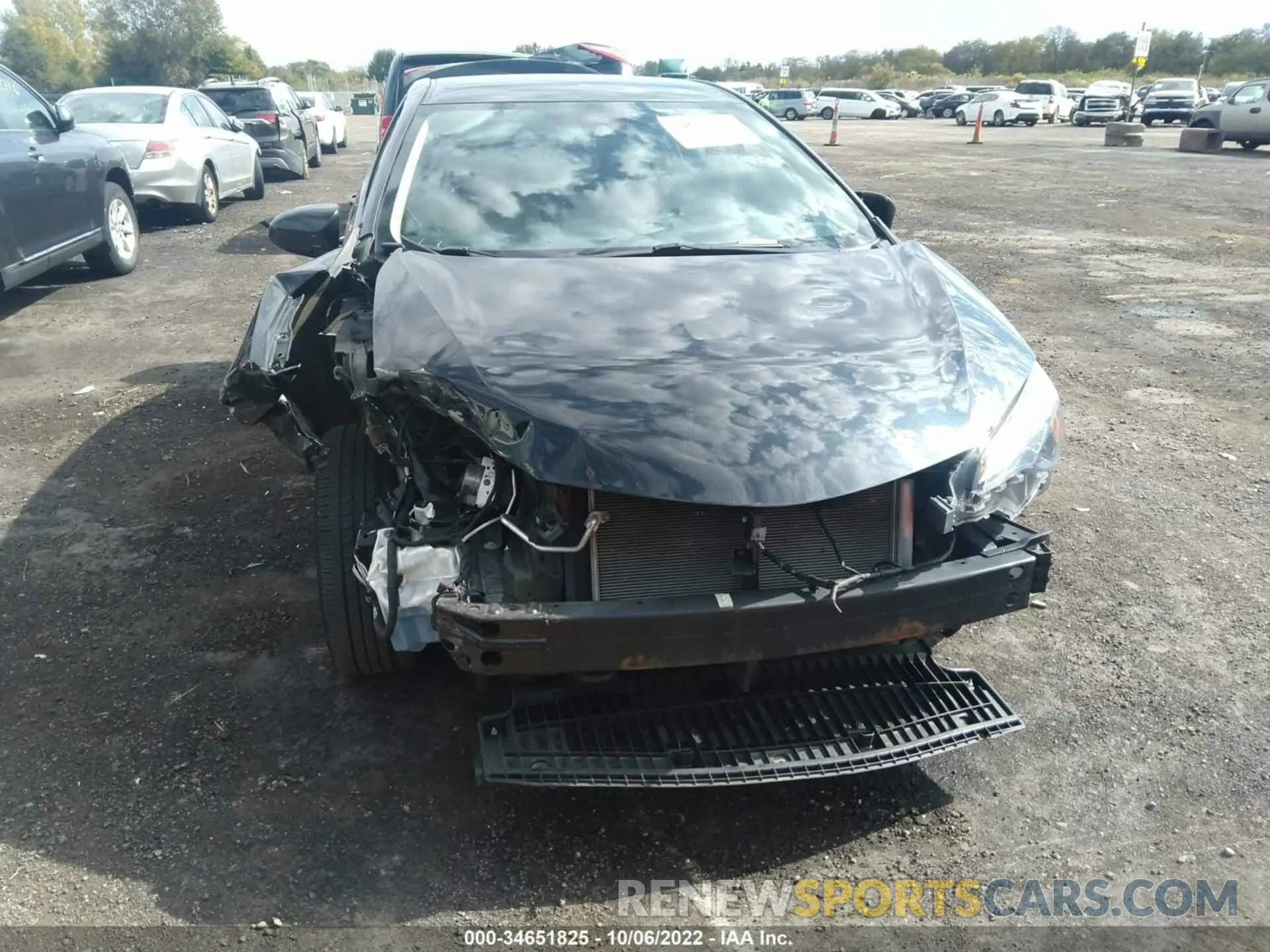 6 fotografías del automóvil dañado 2T1BURHE0KC220104 TOYOTA COROLLA 2019