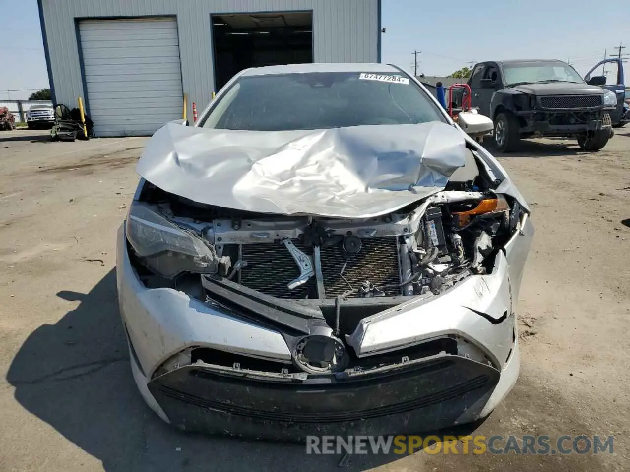 5 fotografías del automóvil dañado 2T1BURHE0KC226100 TOYOTA COROLLA 2019