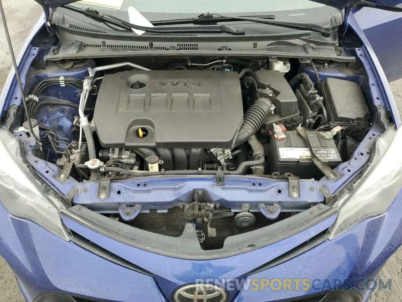 11 fotografías del automóvil dañado 2T1BURHE0KC227389 TOYOTA COROLLA 2019