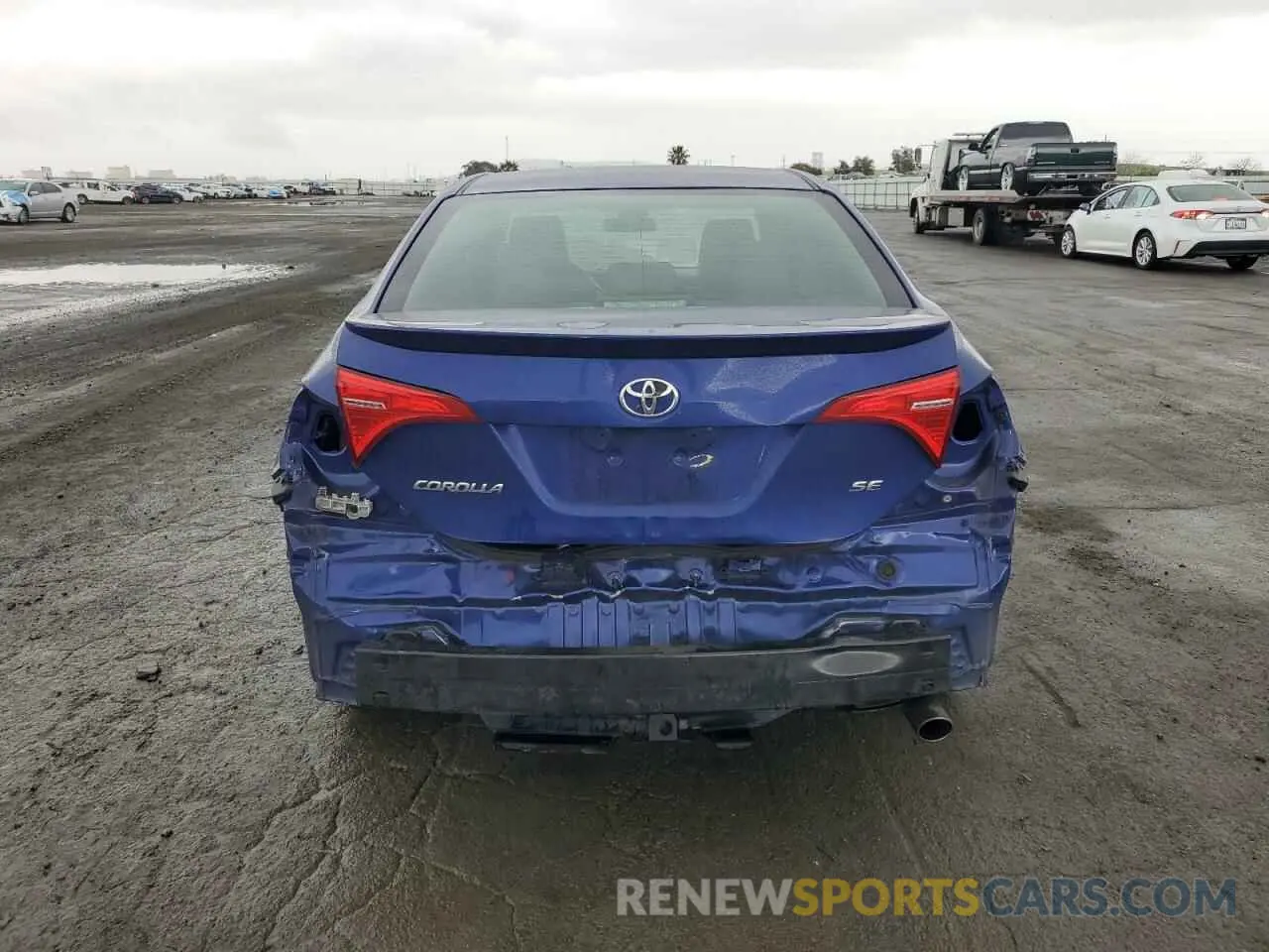 6 fotografías del automóvil dañado 2T1BURHE0KC227389 TOYOTA COROLLA 2019