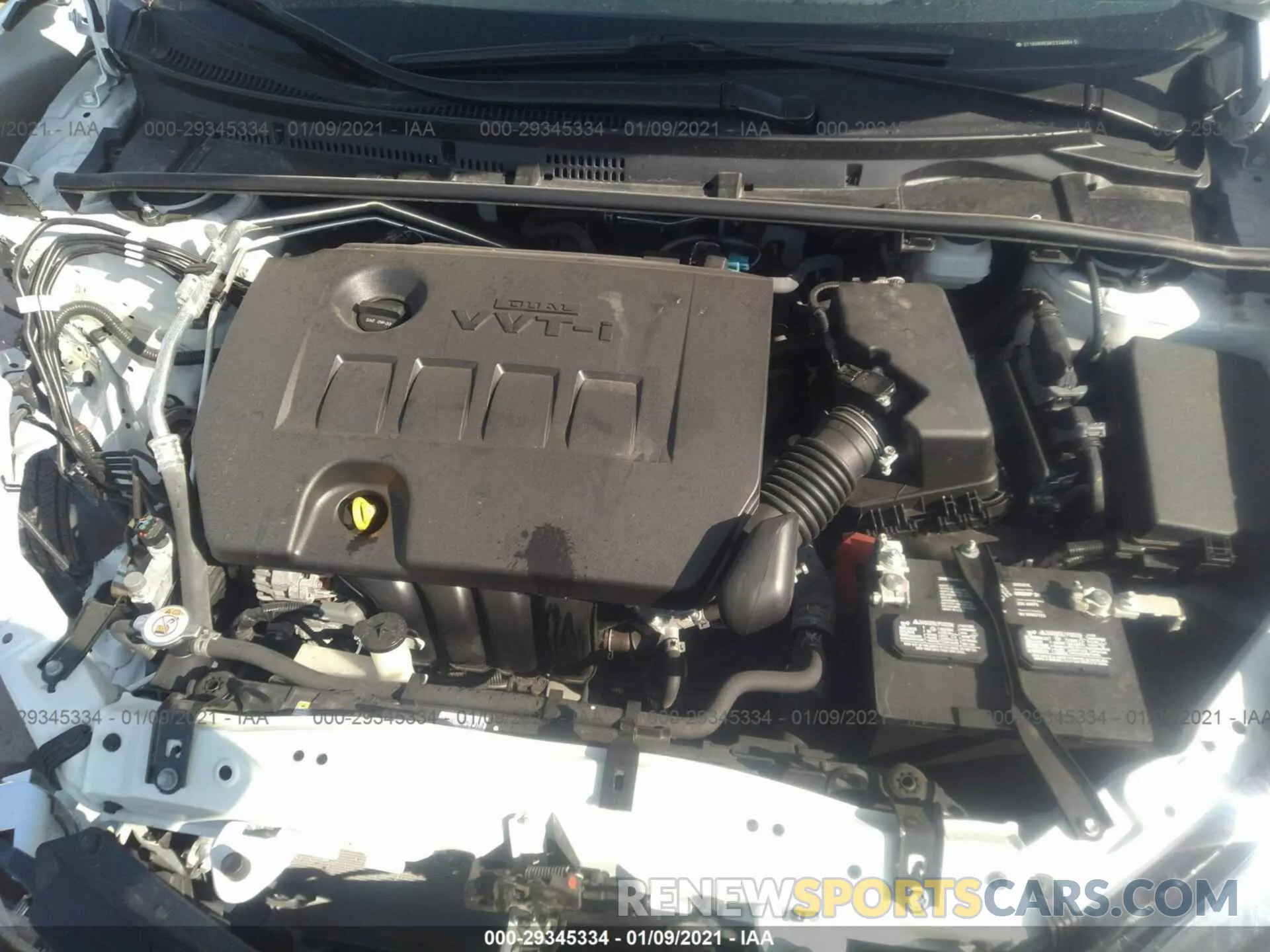 10 fotografías del automóvil dañado 2T1BURHE0KC230664 TOYOTA COROLLA 2019