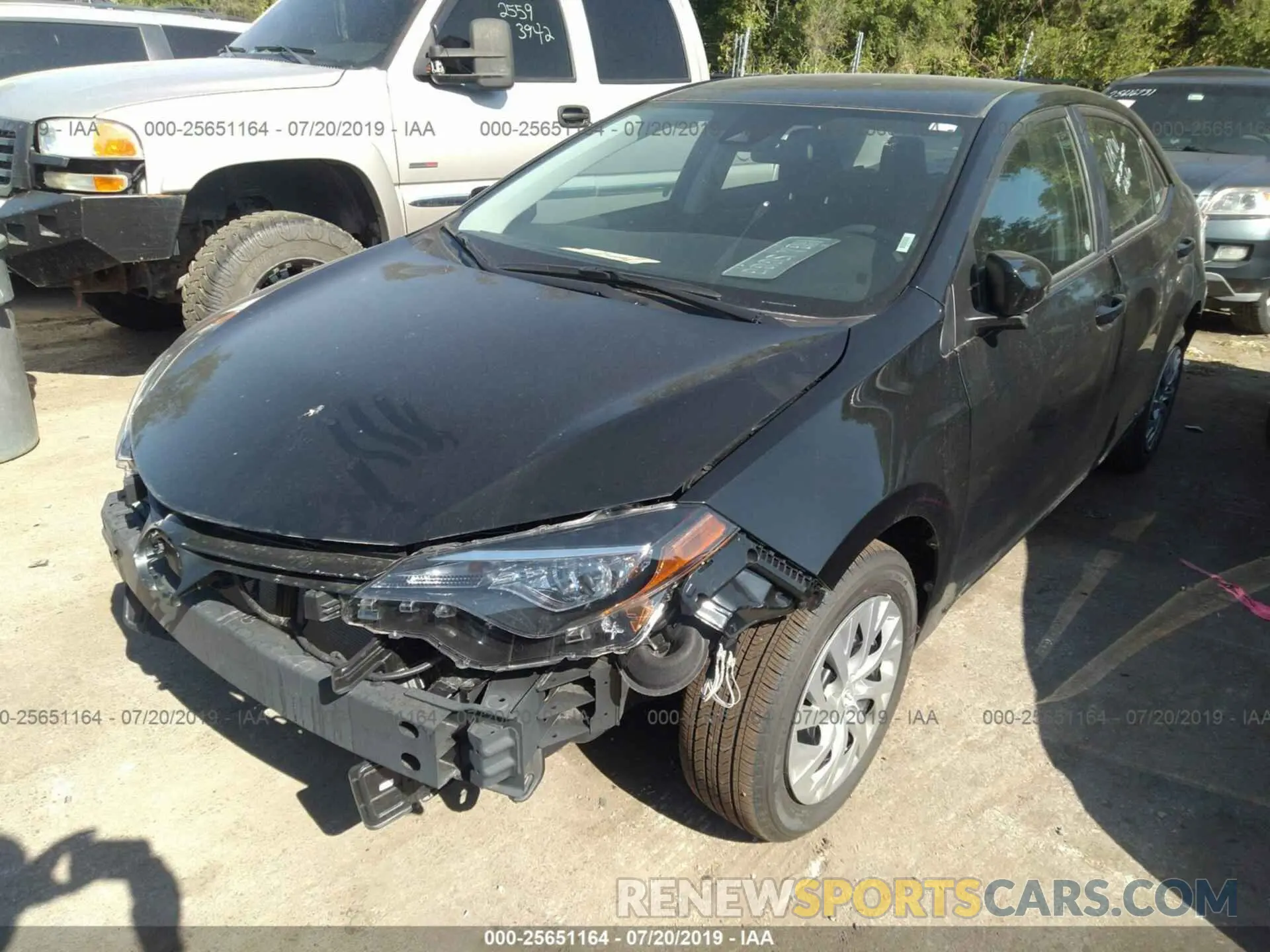 6 fotografías del automóvil dañado 2T1BURHE0KC234679 TOYOTA COROLLA 2019
