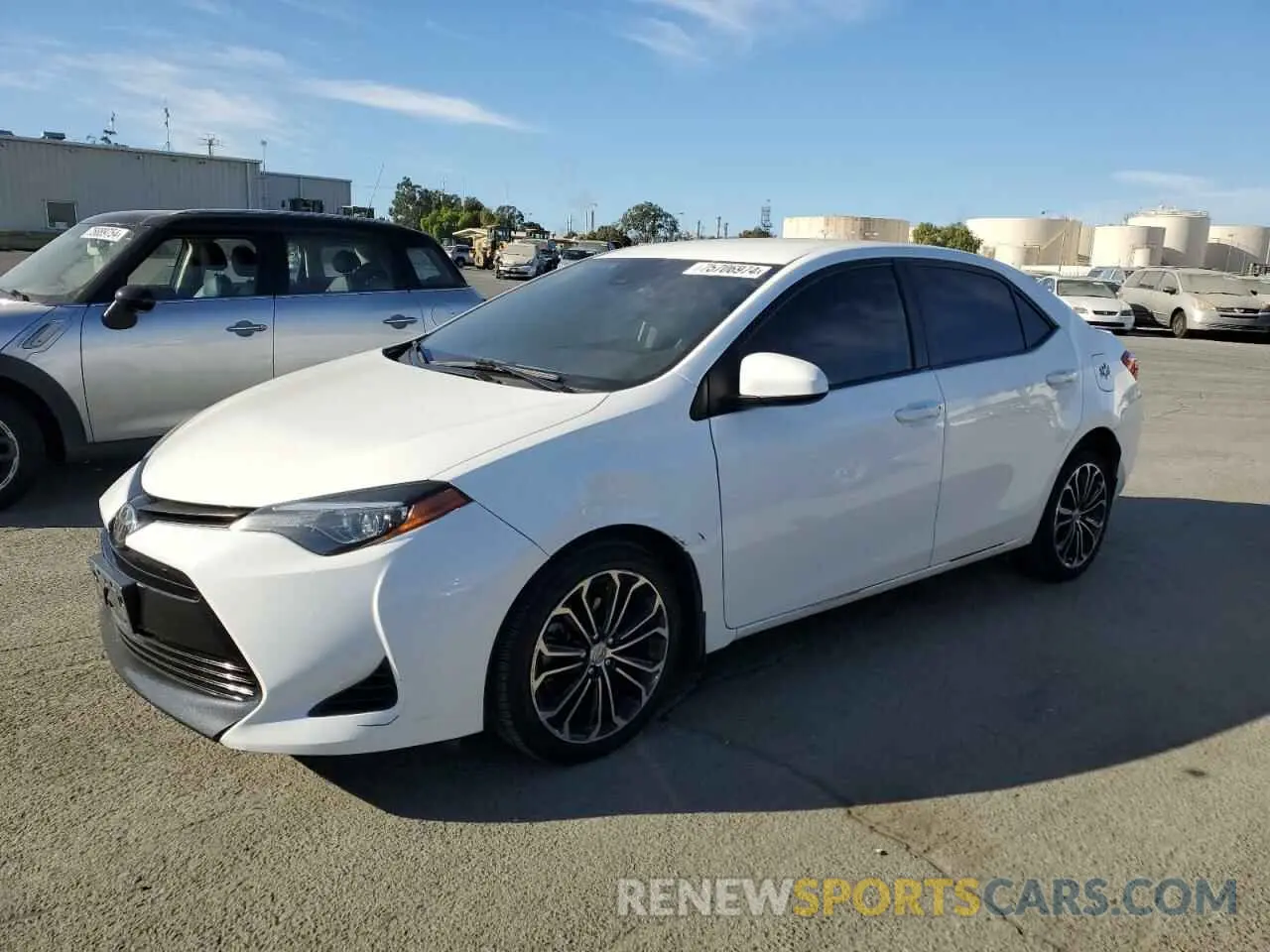 1 fotografías del automóvil dañado 2T1BURHE0KC237999 TOYOTA COROLLA 2019