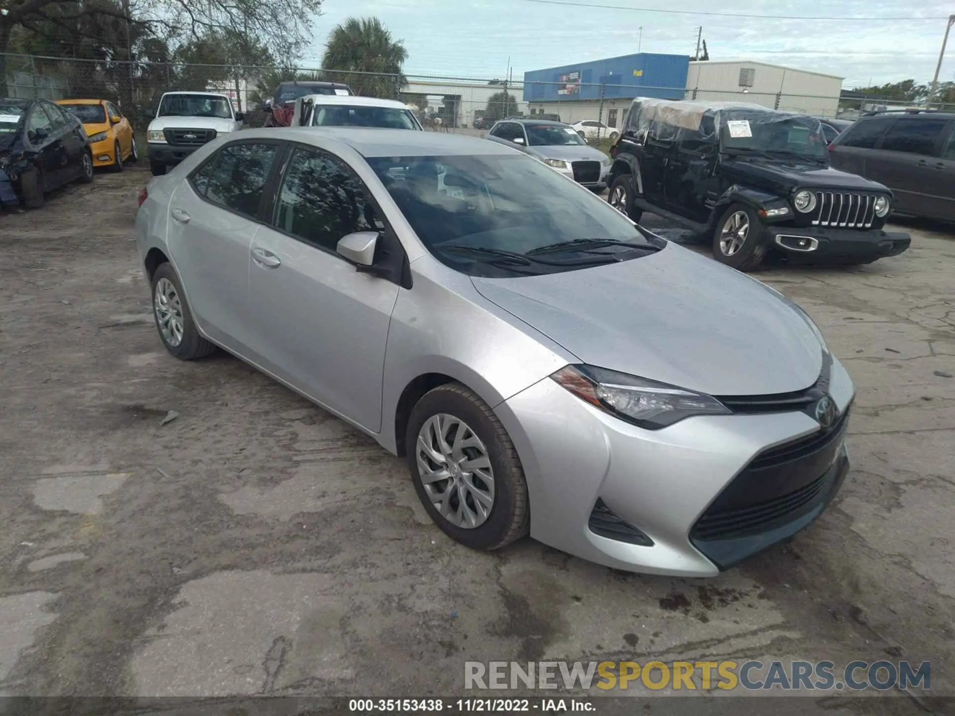 1 fotografías del automóvil dañado 2T1BURHE0KC240708 TOYOTA COROLLA 2019