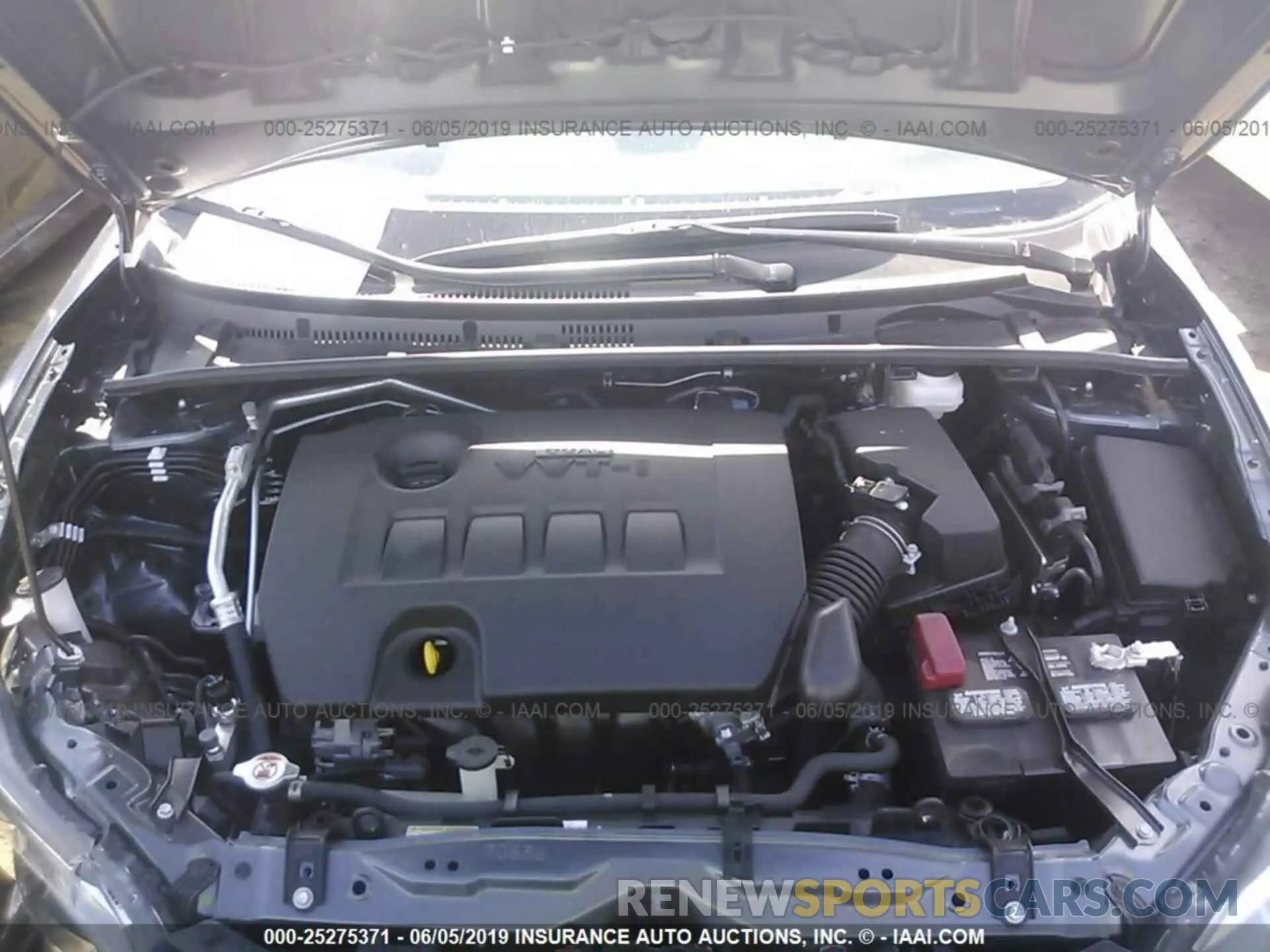 10 fotografías del automóvil dañado 2T1BURHE0KC242572 TOYOTA COROLLA 2019