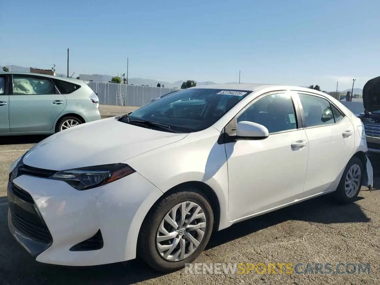 1 fotografías del automóvil dañado 2T1BURHE1KC127320 TOYOTA COROLLA 2019