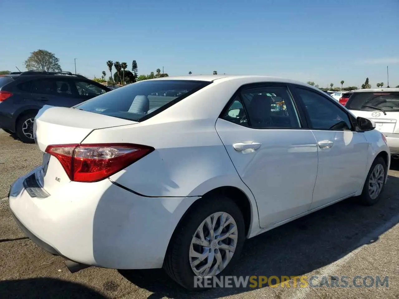 3 fotografías del automóvil dañado 2T1BURHE1KC127320 TOYOTA COROLLA 2019