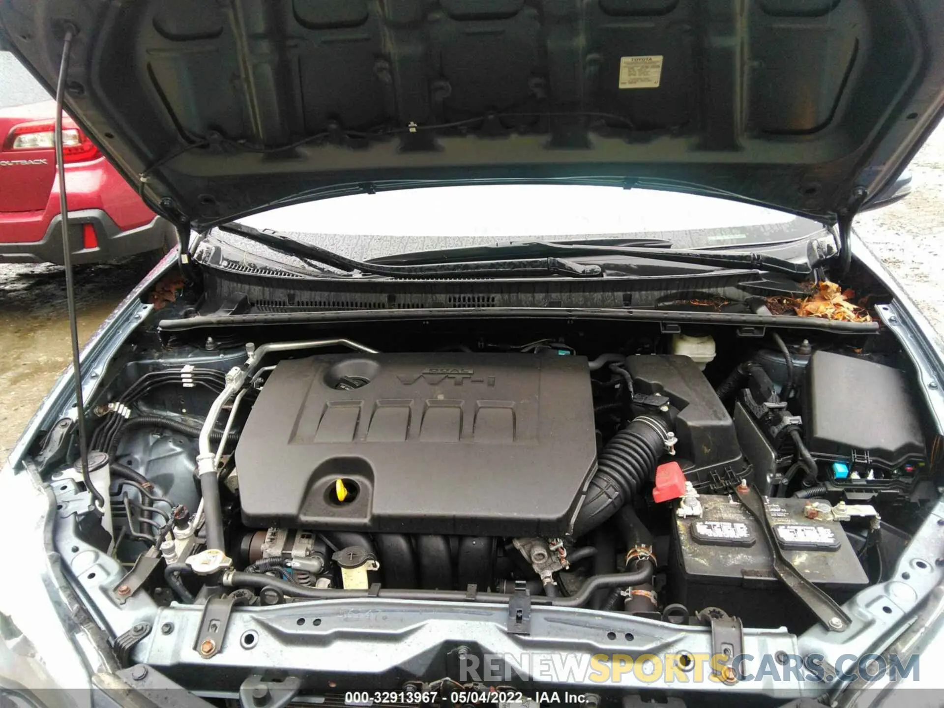 10 fotografías del automóvil dañado 2T1BURHE1KC127964 TOYOTA COROLLA 2019