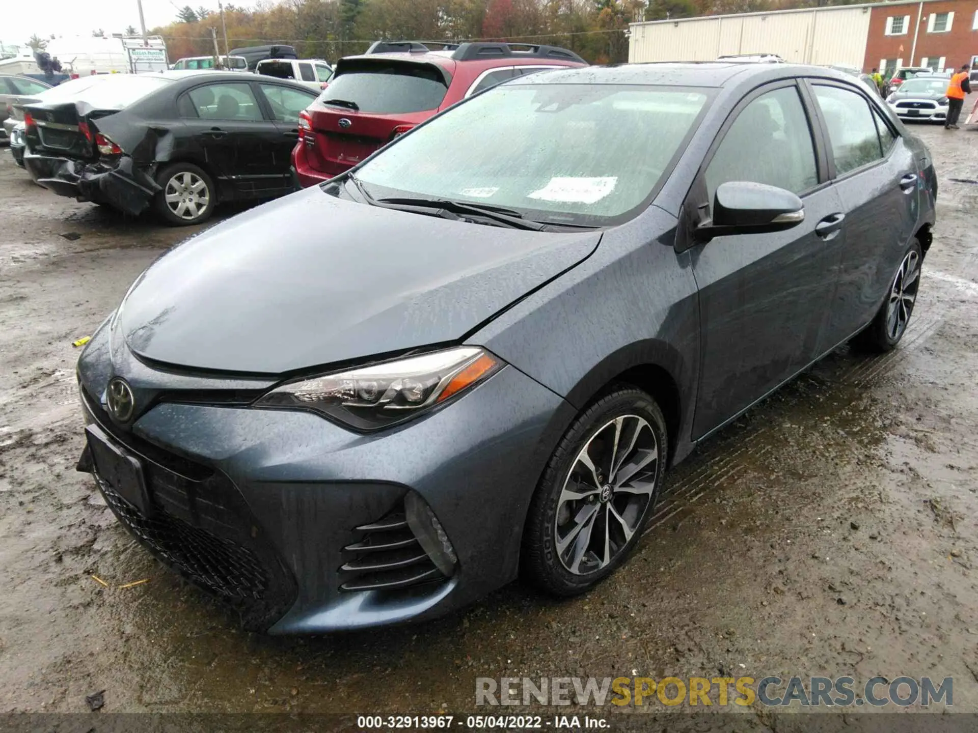 2 fotografías del automóvil dañado 2T1BURHE1KC127964 TOYOTA COROLLA 2019