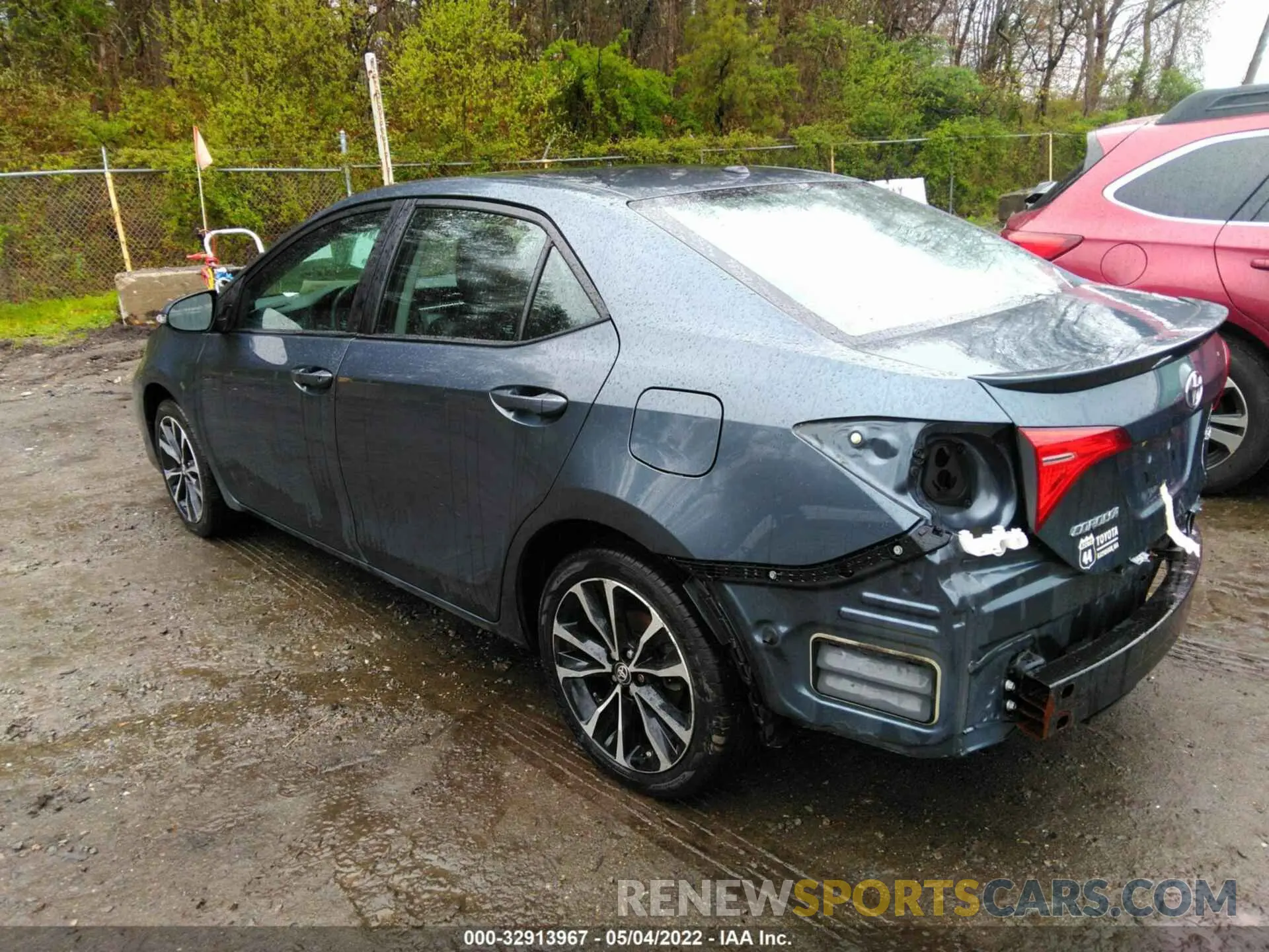 3 fotografías del automóvil dañado 2T1BURHE1KC127964 TOYOTA COROLLA 2019