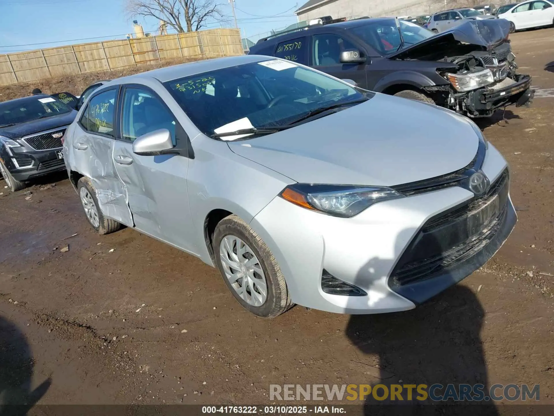1 fotografías del automóvil dañado 2T1BURHE1KC136437 TOYOTA COROLLA 2019