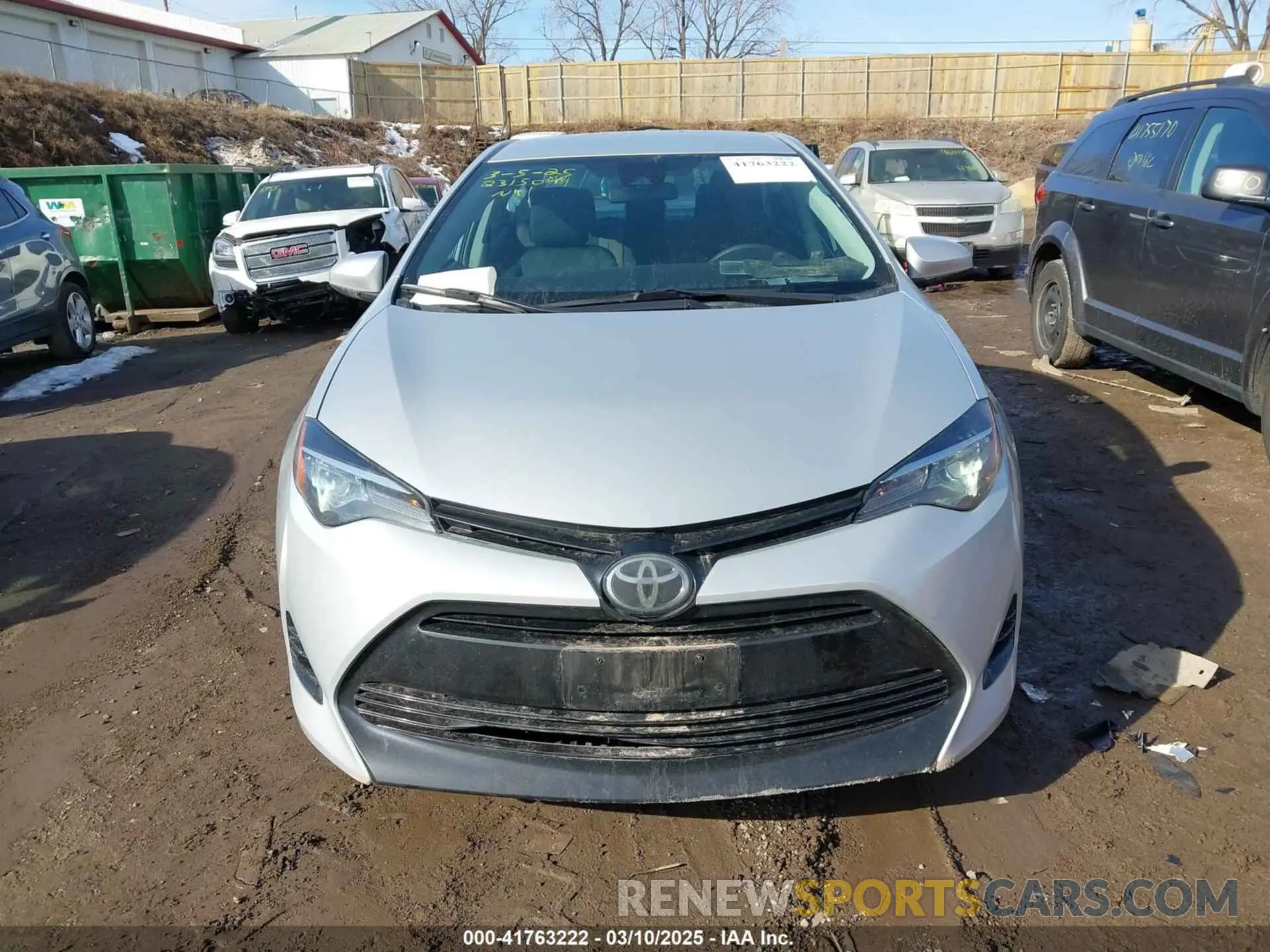 12 fotografías del automóvil dañado 2T1BURHE1KC136437 TOYOTA COROLLA 2019