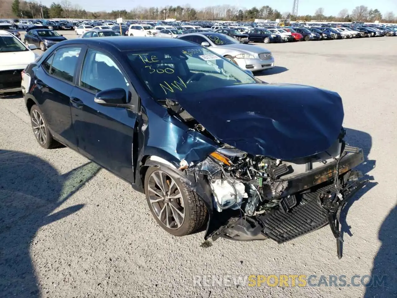 1 fotografías del automóvil dañado 2T1BURHE1KC145624 TOYOTA COROLLA 2019