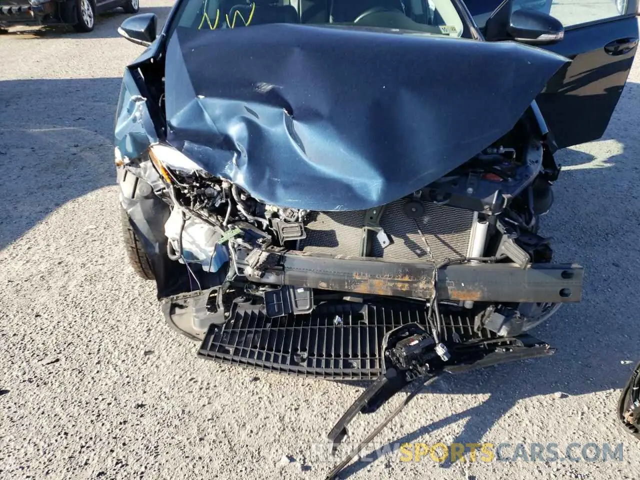 9 fotografías del automóvil dañado 2T1BURHE1KC145624 TOYOTA COROLLA 2019