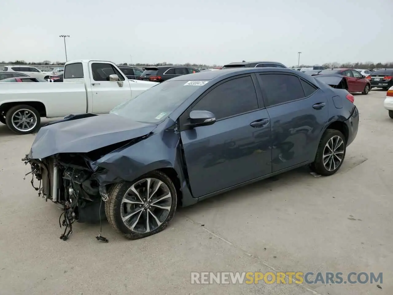 1 fotografías del automóvil dañado 2T1BURHE1KC152718 TOYOTA COROLLA 2019