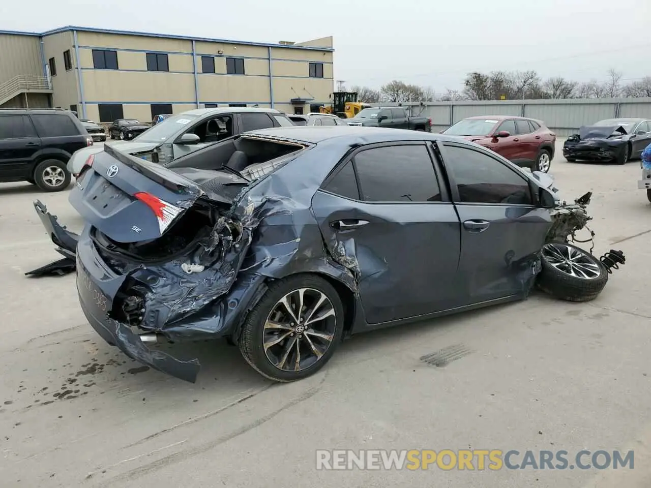 3 fotografías del automóvil dañado 2T1BURHE1KC152718 TOYOTA COROLLA 2019