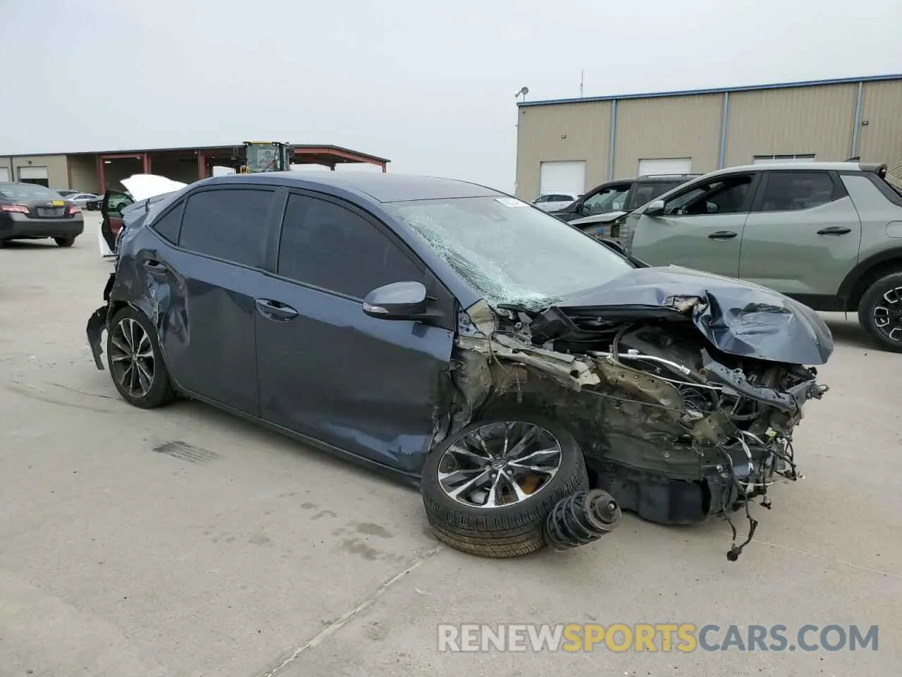 4 fotografías del automóvil dañado 2T1BURHE1KC152718 TOYOTA COROLLA 2019