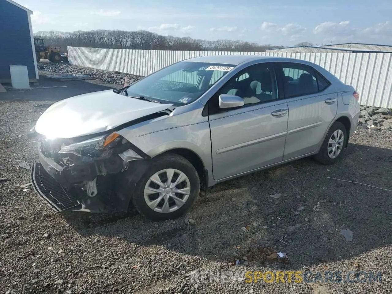 1 fotografías del automóvil dañado 2T1BURHE1KC154095 TOYOTA COROLLA 2019