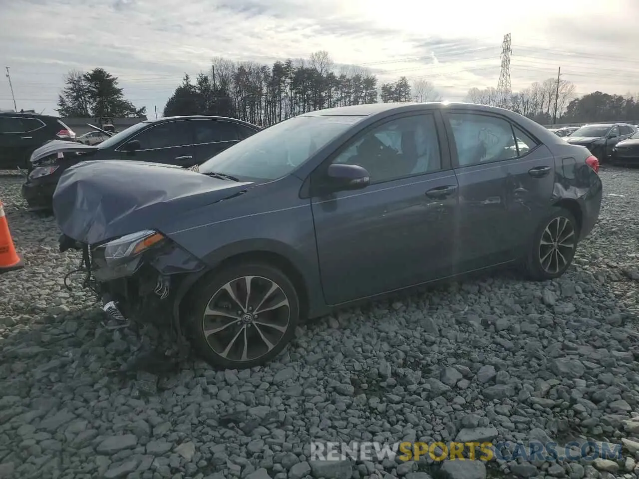 1 fotografías del automóvil dañado 2T1BURHE1KC160012 TOYOTA COROLLA 2019