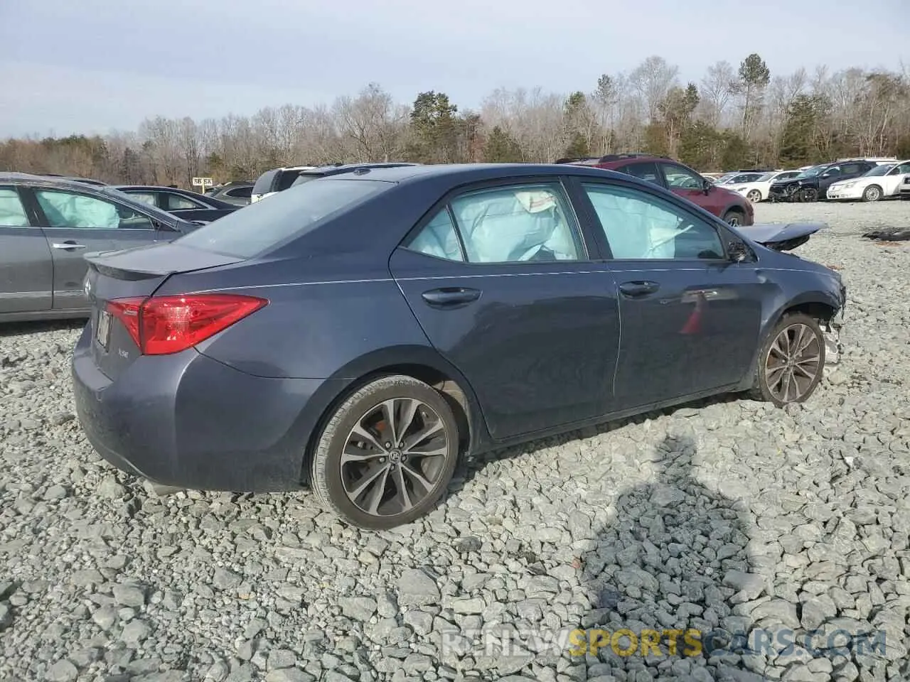 3 fotografías del automóvil dañado 2T1BURHE1KC160012 TOYOTA COROLLA 2019
