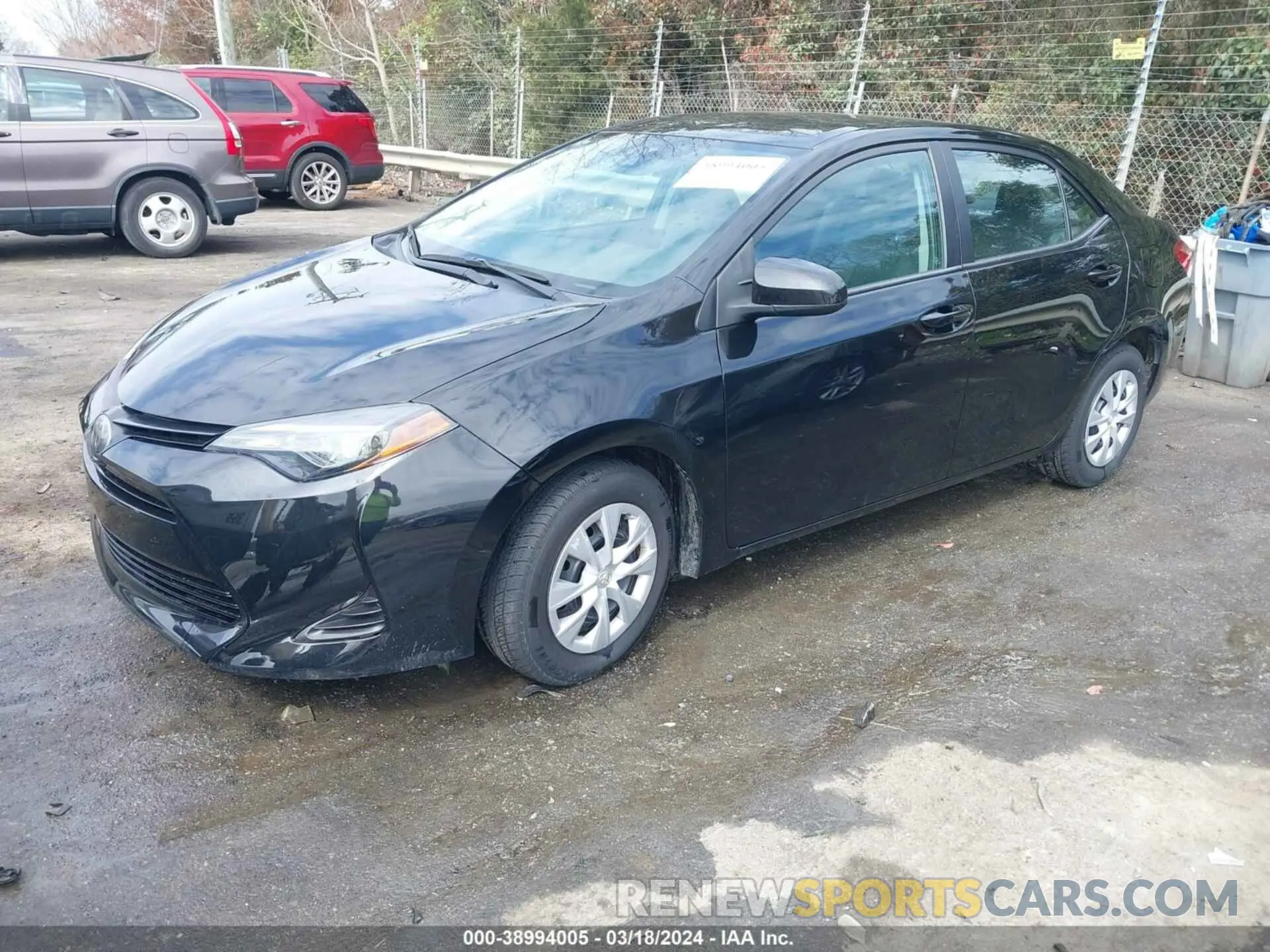2 fotografías del automóvil dañado 2T1BURHE1KC162777 TOYOTA COROLLA 2019