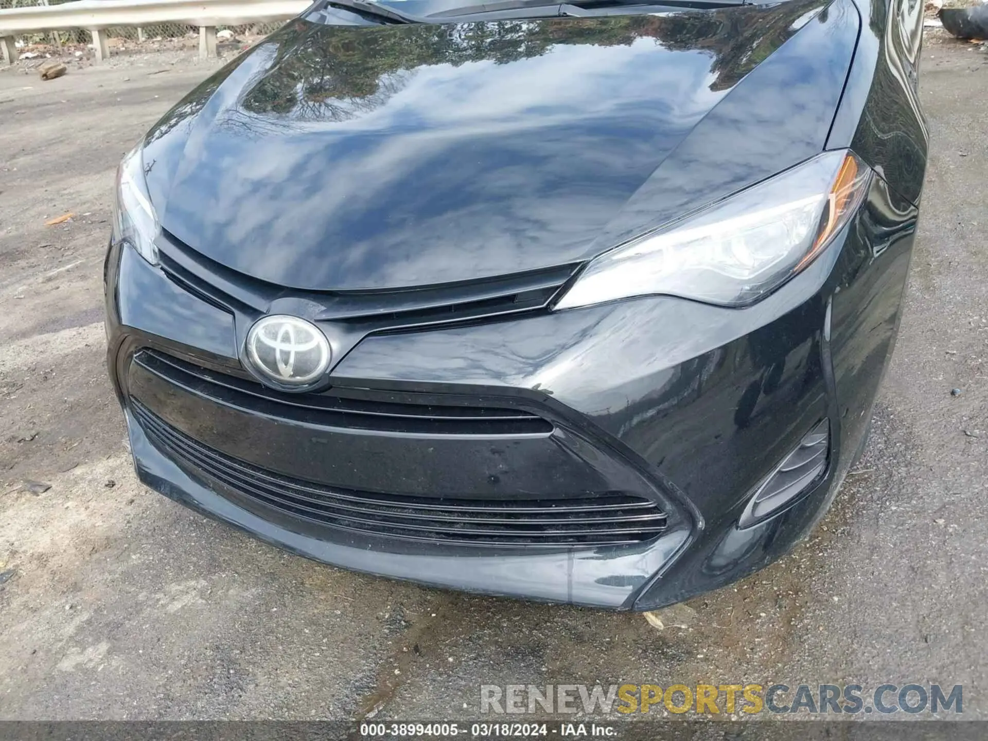 6 fotografías del automóvil dañado 2T1BURHE1KC162777 TOYOTA COROLLA 2019