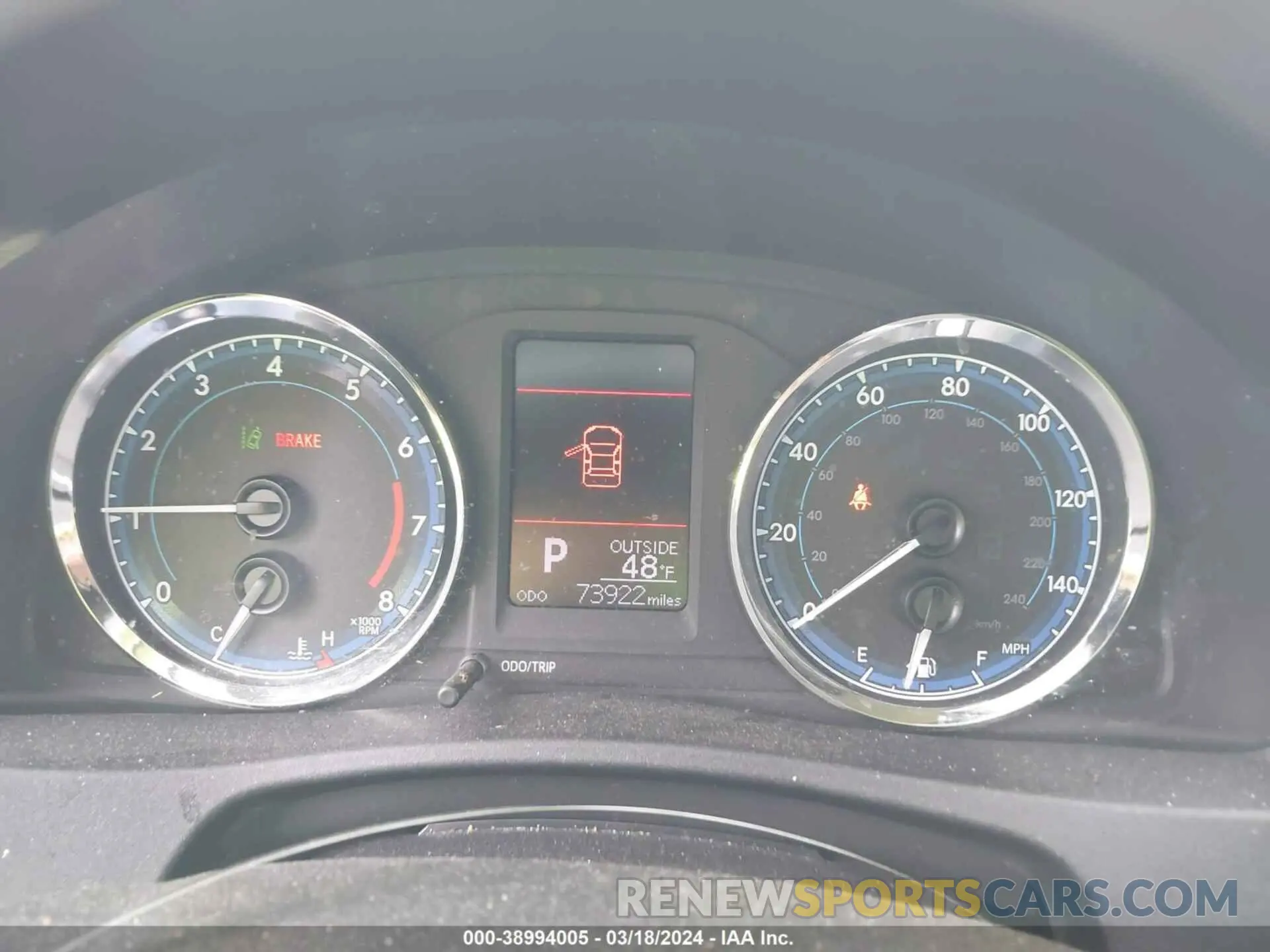 7 fotografías del automóvil dañado 2T1BURHE1KC162777 TOYOTA COROLLA 2019