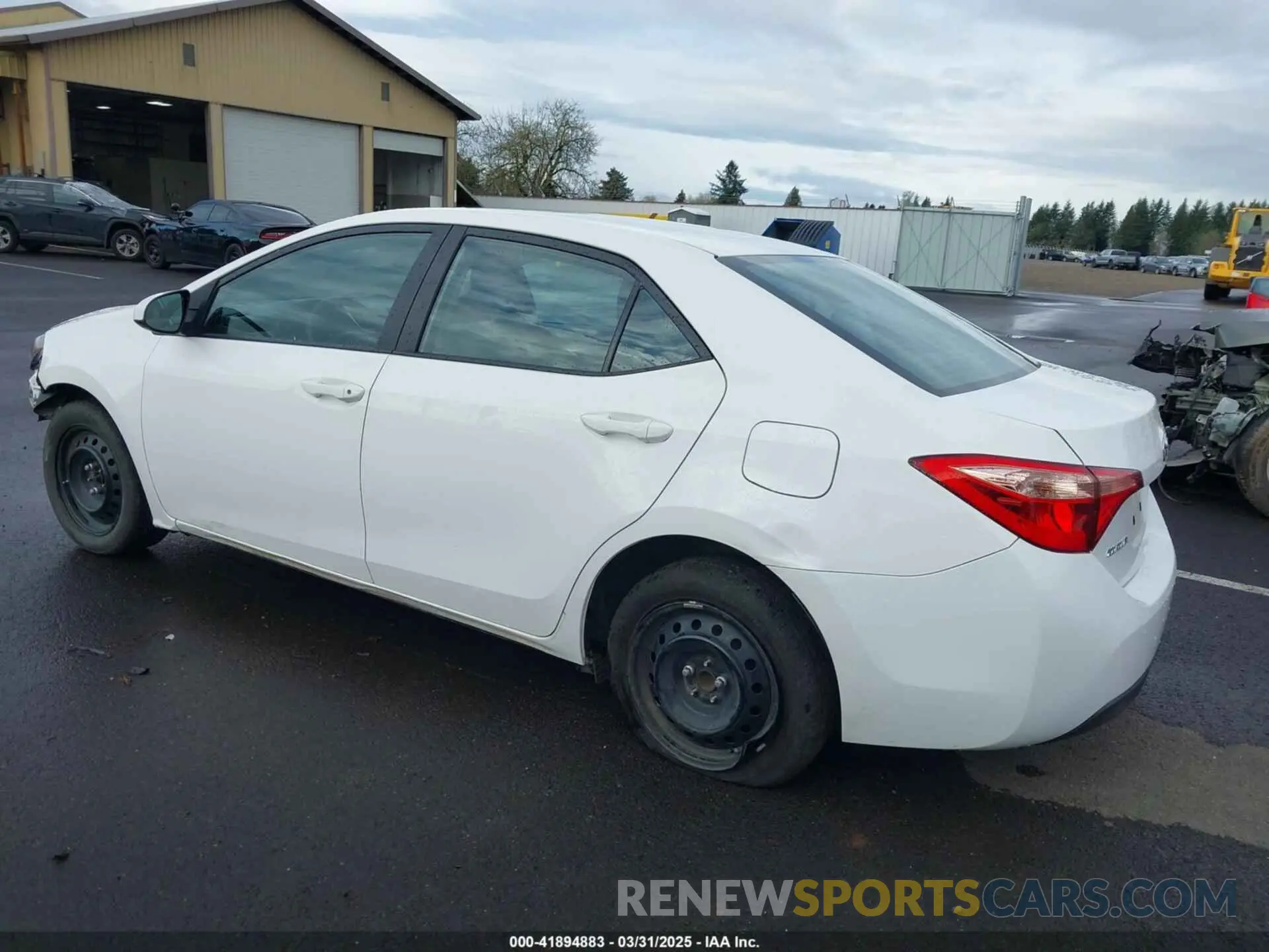 3 fotografías del automóvil dañado 2T1BURHE1KC163721 TOYOTA COROLLA 2019