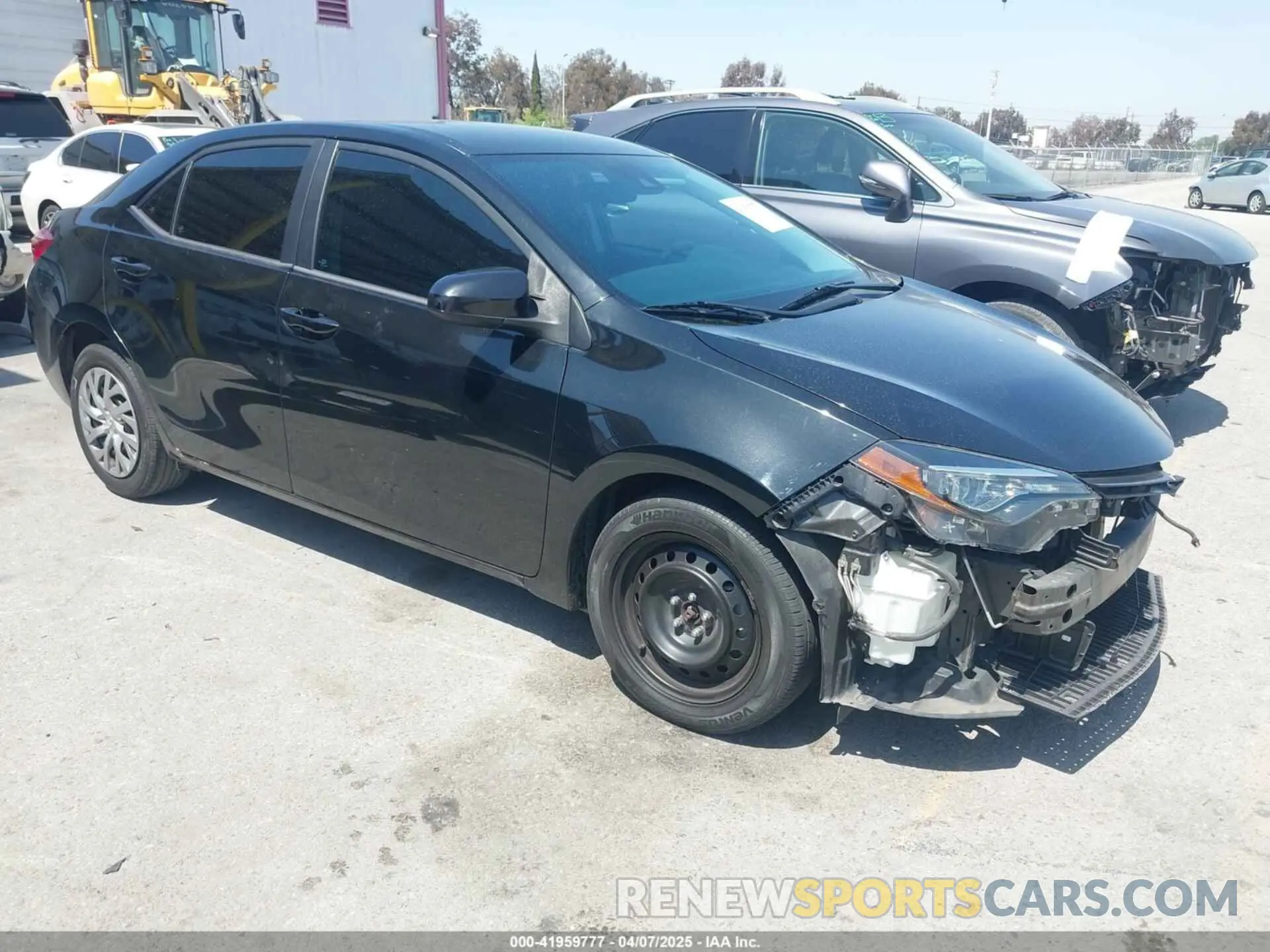 1 fotografías del automóvil dañado 2T1BURHE1KC166800 TOYOTA COROLLA 2019
