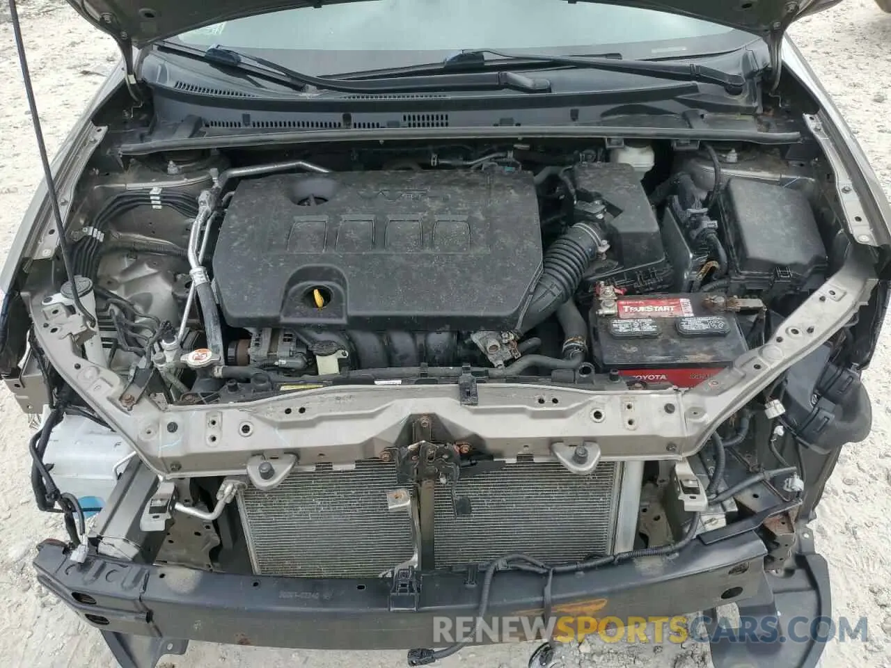 11 fotografías del automóvil dañado 2T1BURHE1KC169714 TOYOTA COROLLA 2019