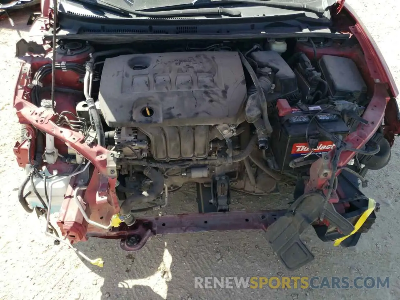 11 fotografías del automóvil dañado 2T1BURHE1KC170152 TOYOTA COROLLA 2019