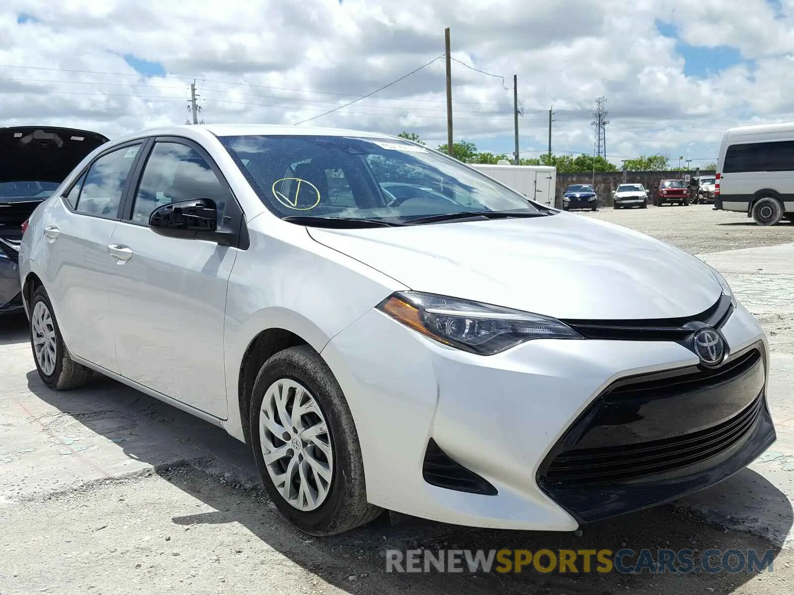 1 fotografías del automóvil dañado 2T1BURHE1KC171446 TOYOTA COROLLA 2019