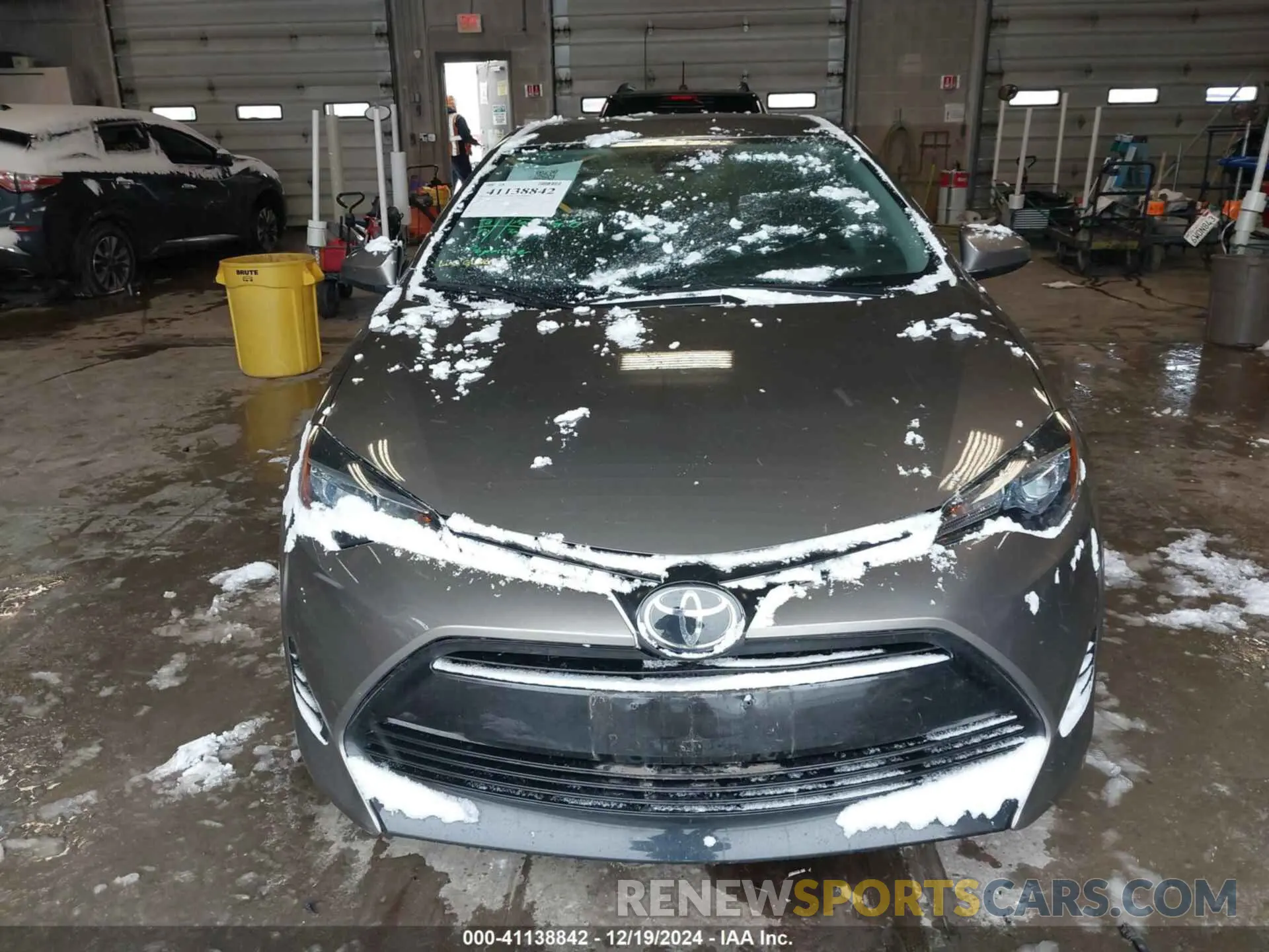 12 fotografías del automóvil dañado 2T1BURHE1KC171494 TOYOTA COROLLA 2019