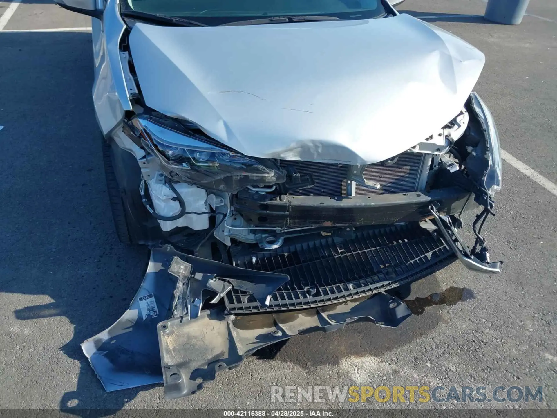 6 fotografías del automóvil dañado 2T1BURHE1KC178056 TOYOTA COROLLA 2019