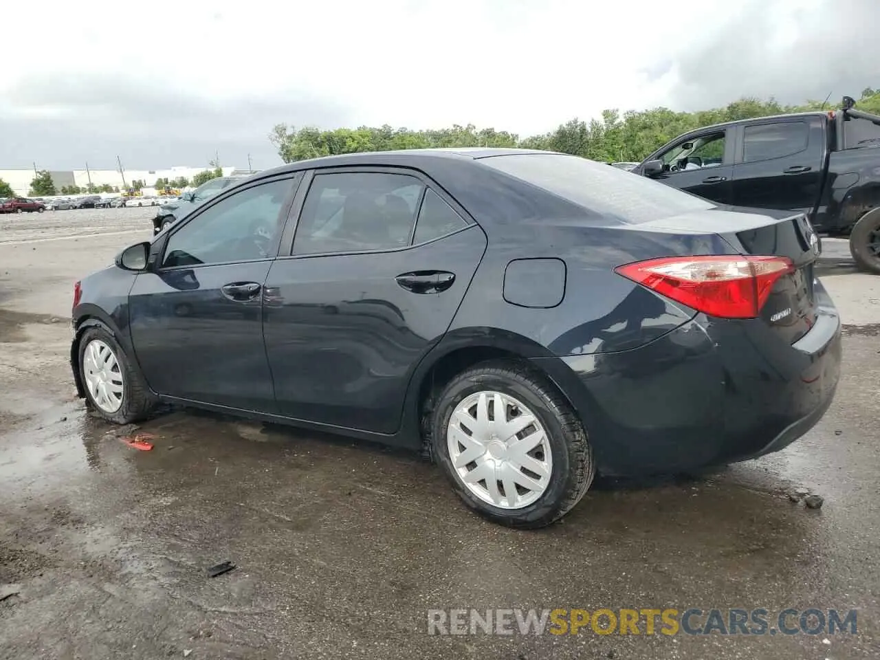 2 fotografías del automóvil dañado 2T1BURHE1KC186691 TOYOTA COROLLA 2019