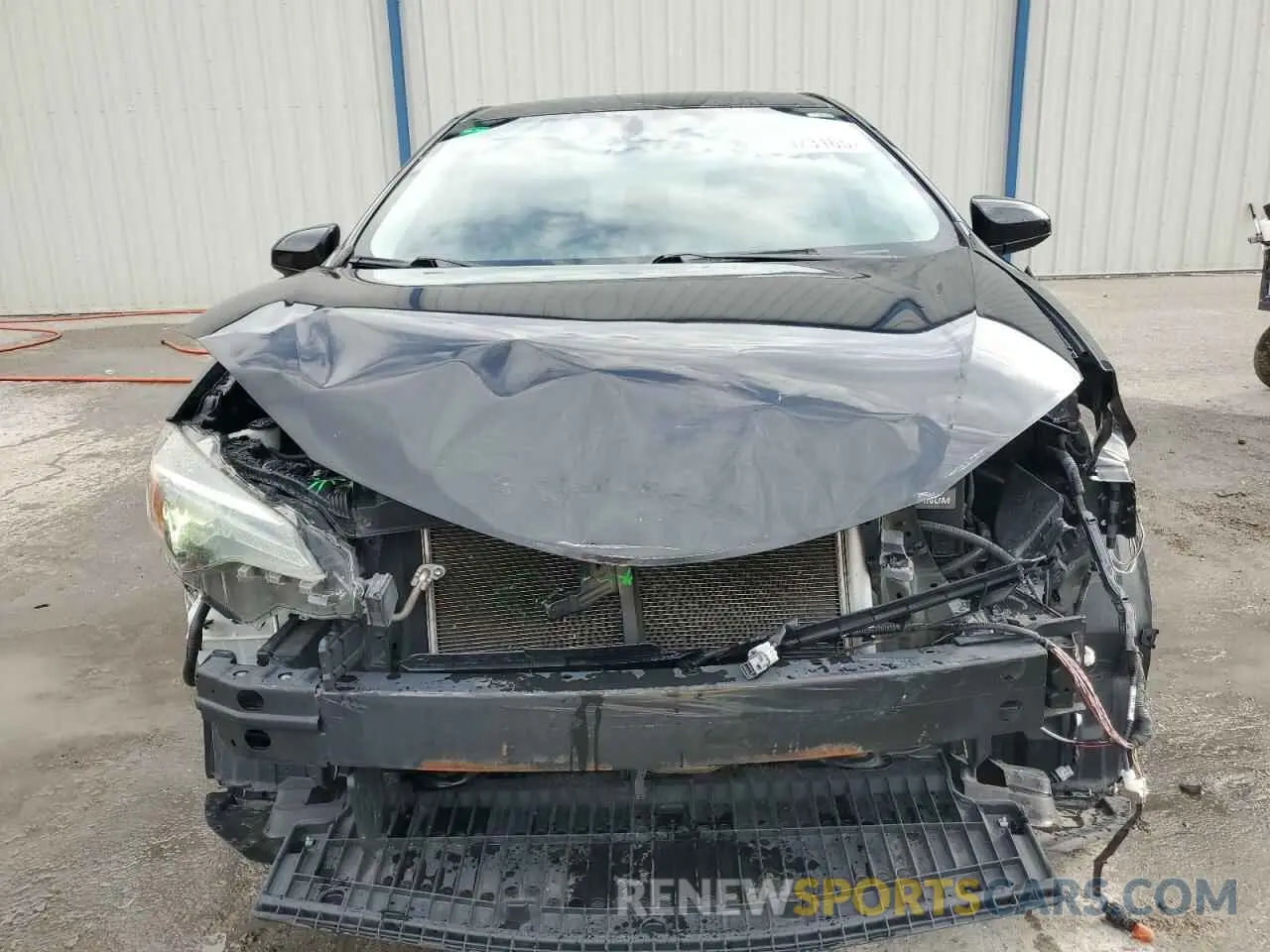 5 fotografías del automóvil dañado 2T1BURHE1KC186691 TOYOTA COROLLA 2019