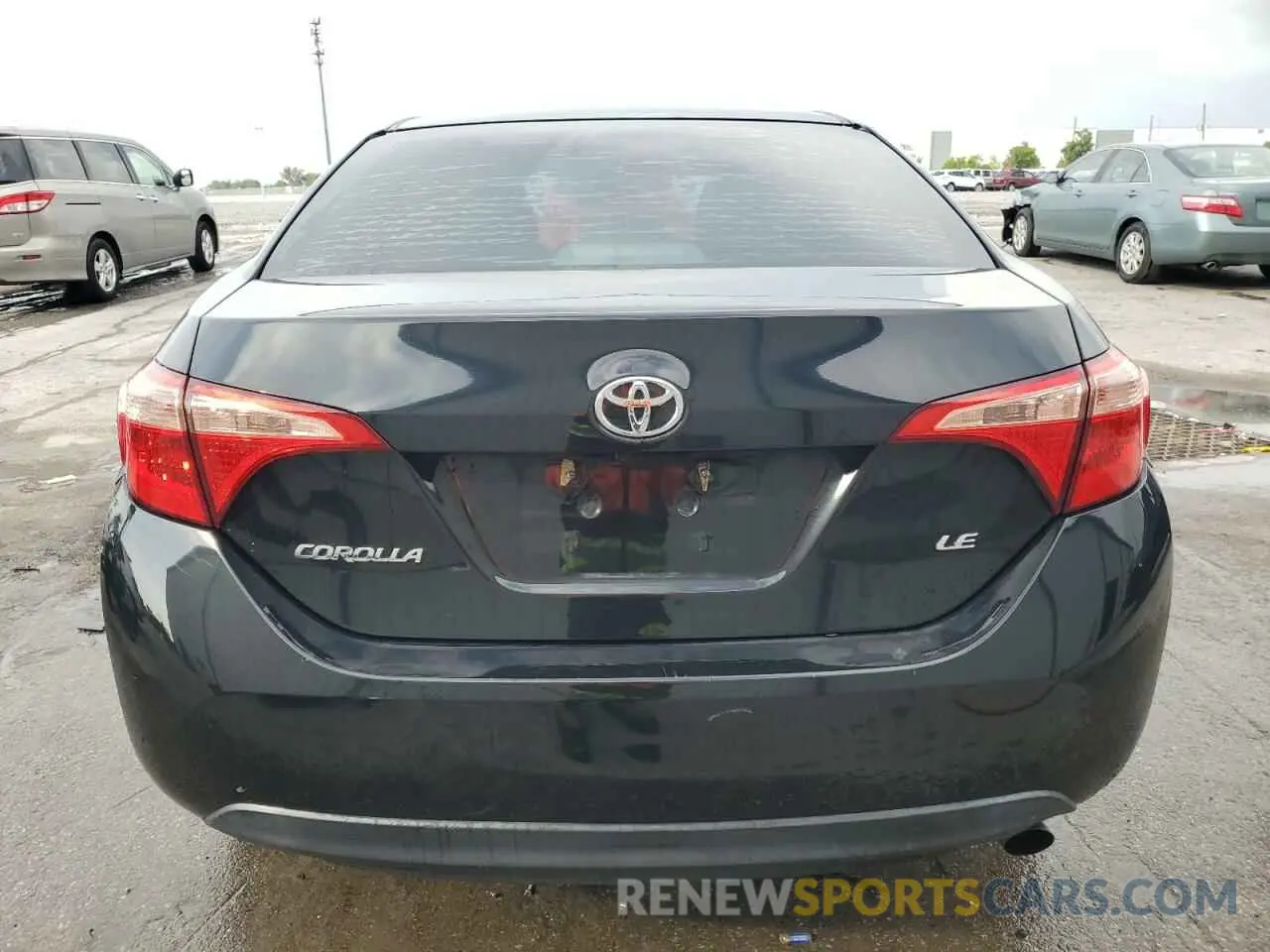 6 fotografías del automóvil dañado 2T1BURHE1KC186691 TOYOTA COROLLA 2019