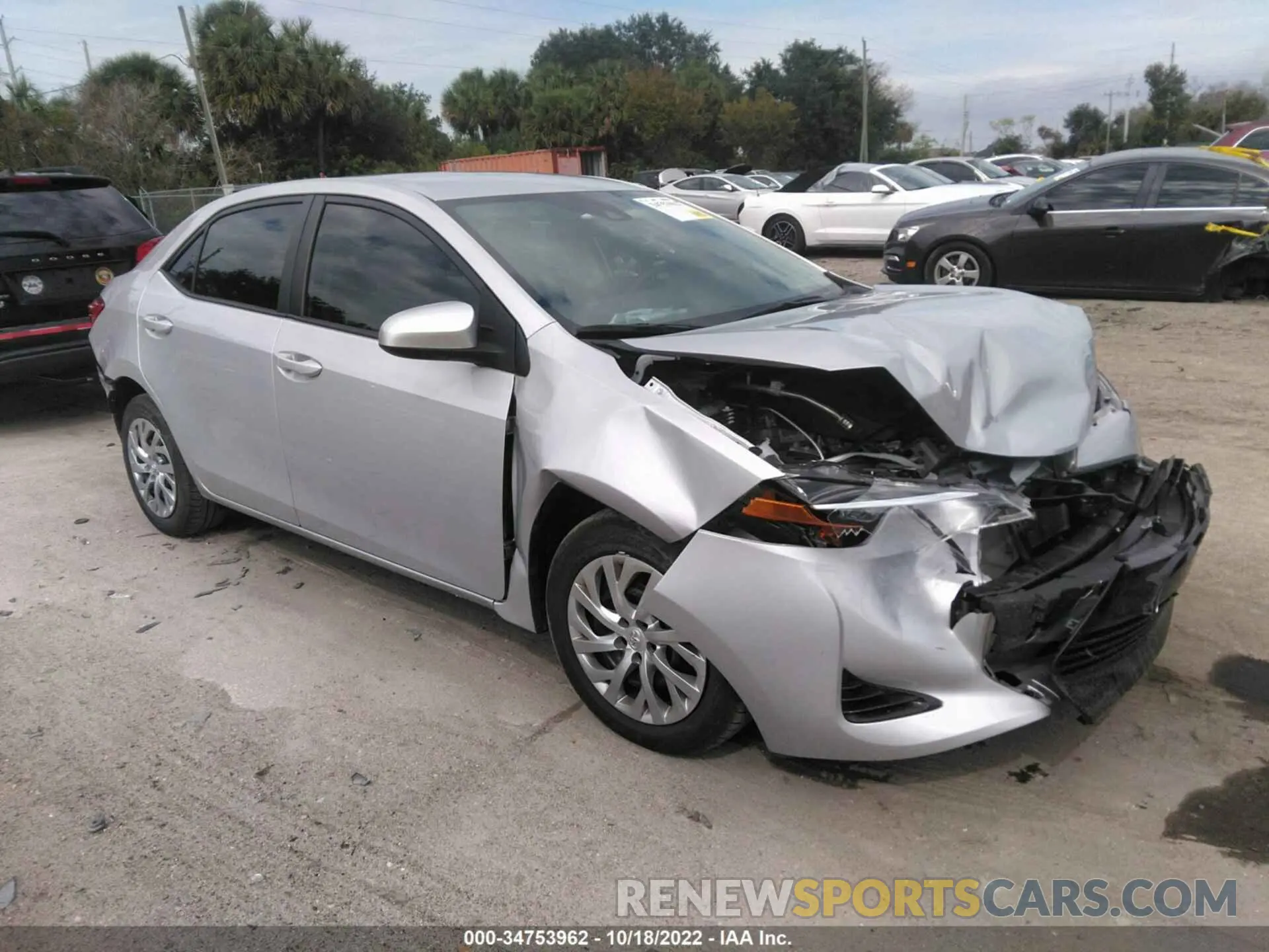1 fotografías del automóvil dañado 2T1BURHE1KC194600 TOYOTA COROLLA 2019