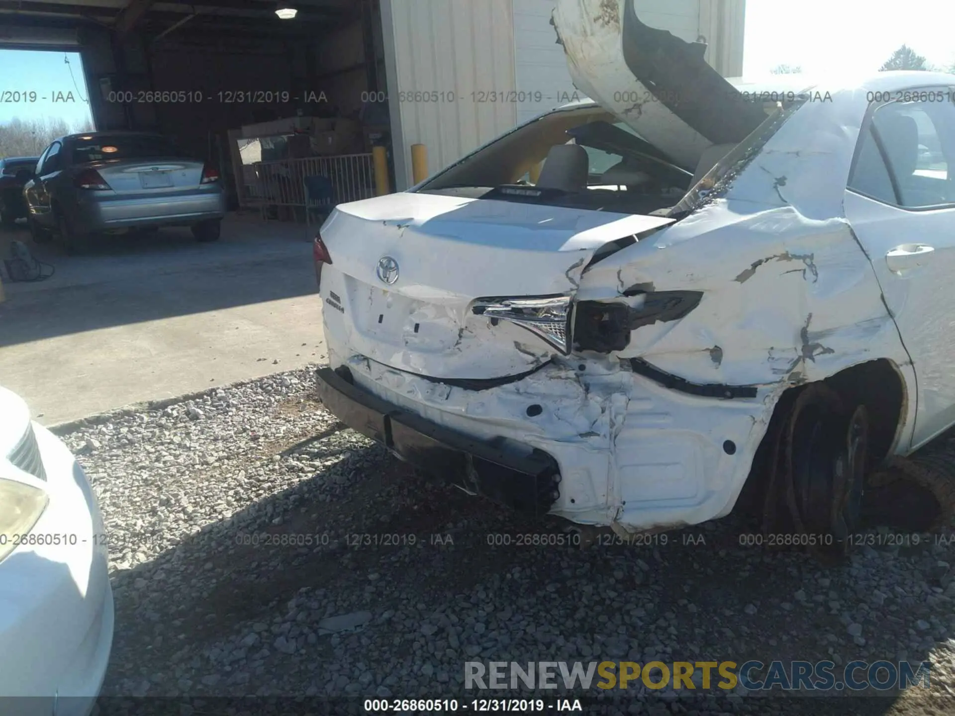 6 fotografías del automóvil dañado 2T1BURHE1KC195276 TOYOTA COROLLA 2019